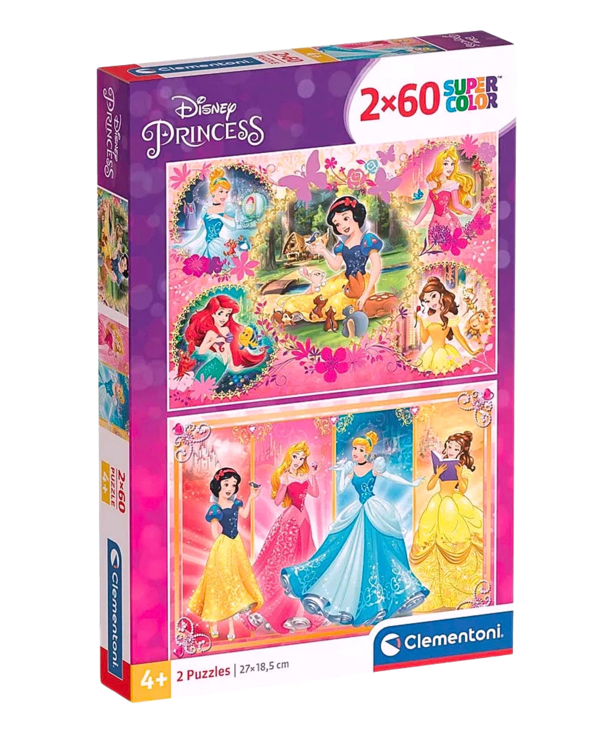 Clementoni® Puzzle Prinzenssin, 60 Puzzleteile, 2x60 günstig online kaufen