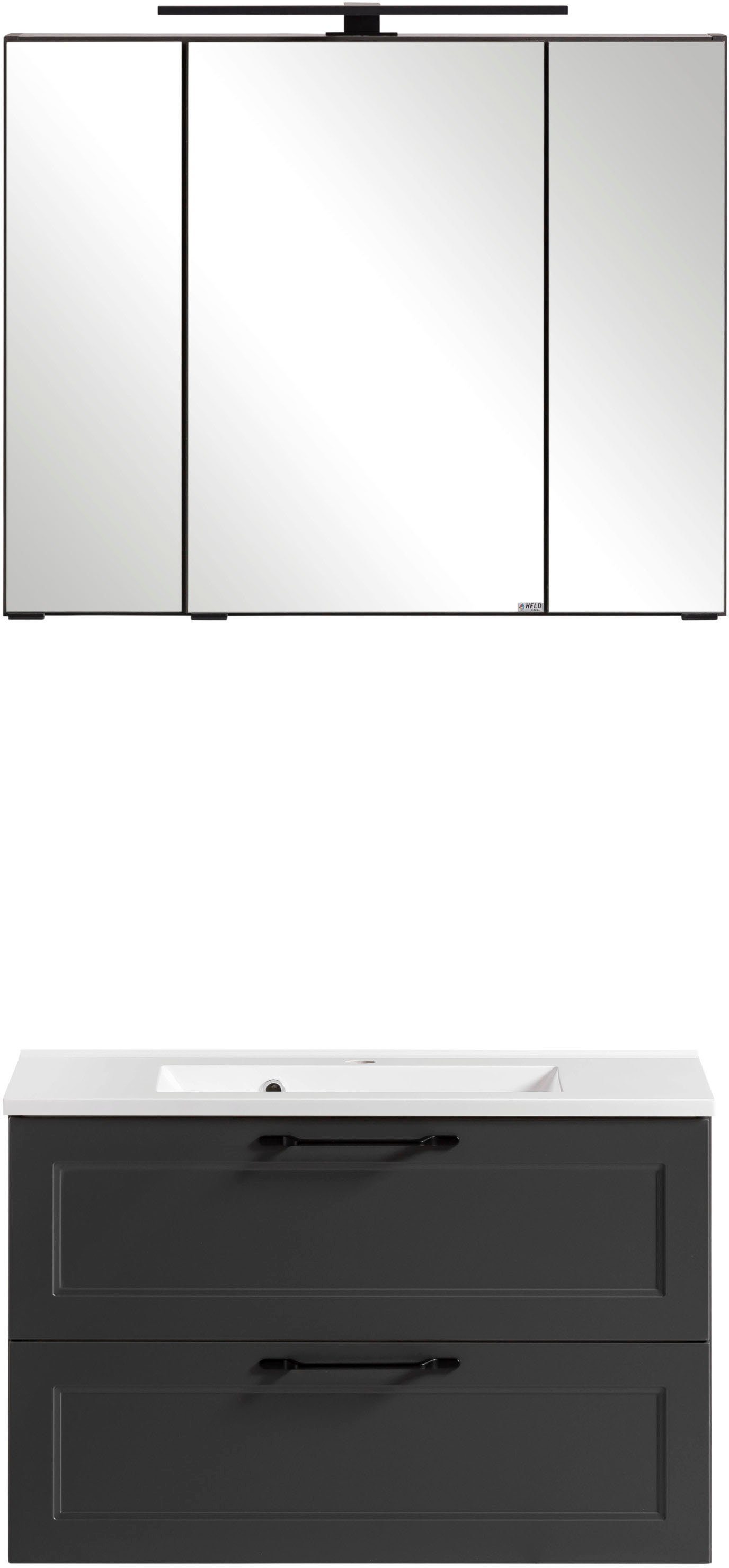 welltime Badmöbel-Set Lana, (Komplett-Set, 2-St), Badezimmer-Set, günstig online kaufen