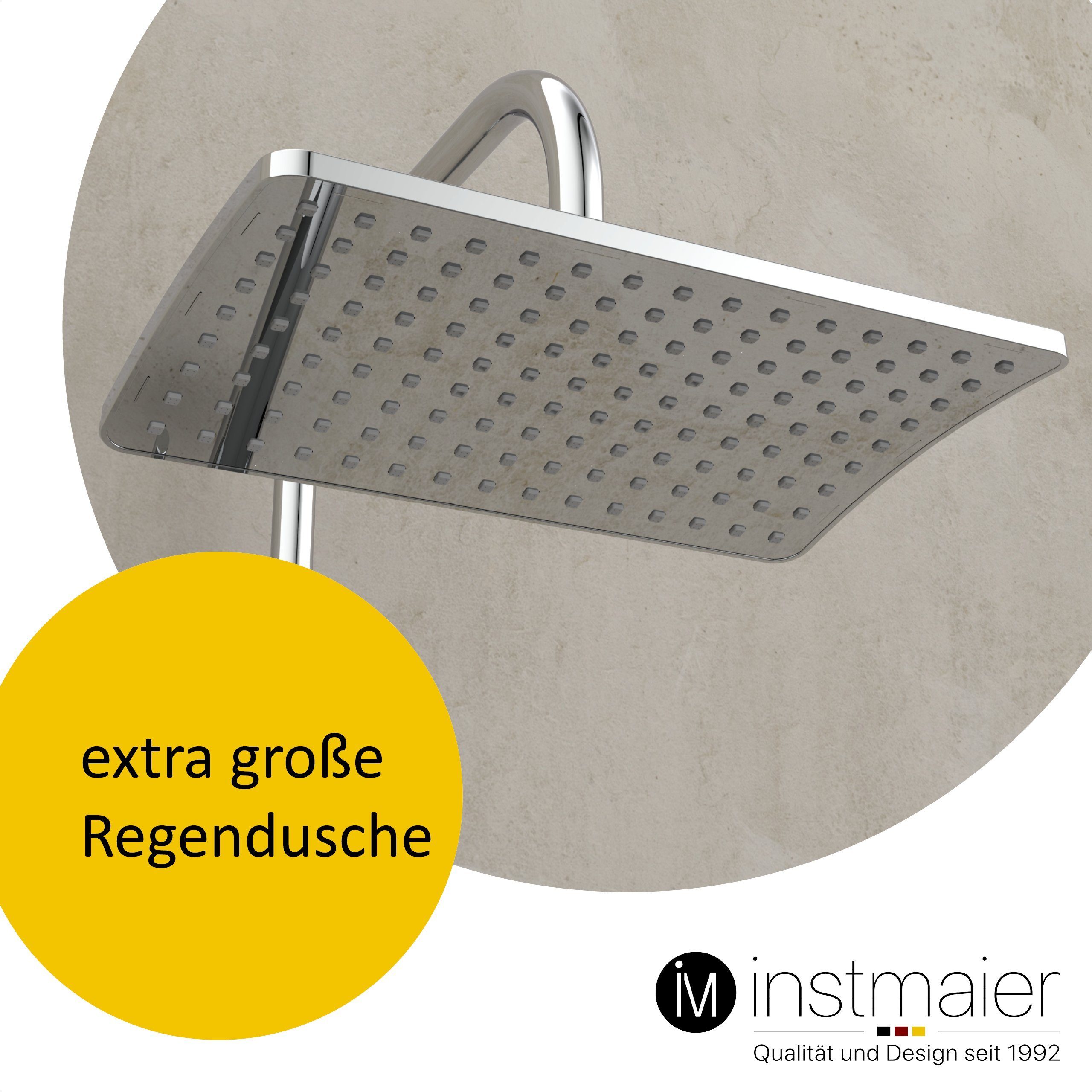 instmaier Brausegarnitur, 3 Strahlart(en), mit Duschablage, günstig online kaufen