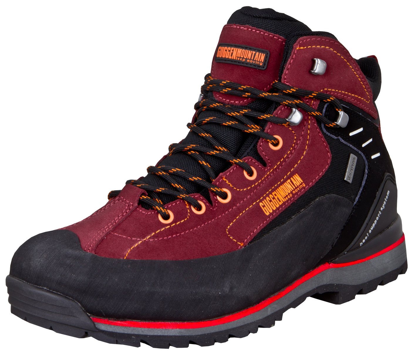 GUGGEN Mountain PM020 Wanderstiefel Wanderschuhe Stiefel Damen und Herren Stiefel Seitlicher Gummischutz, Wasserdicht Membrane, Verstärkte Schuhspitze