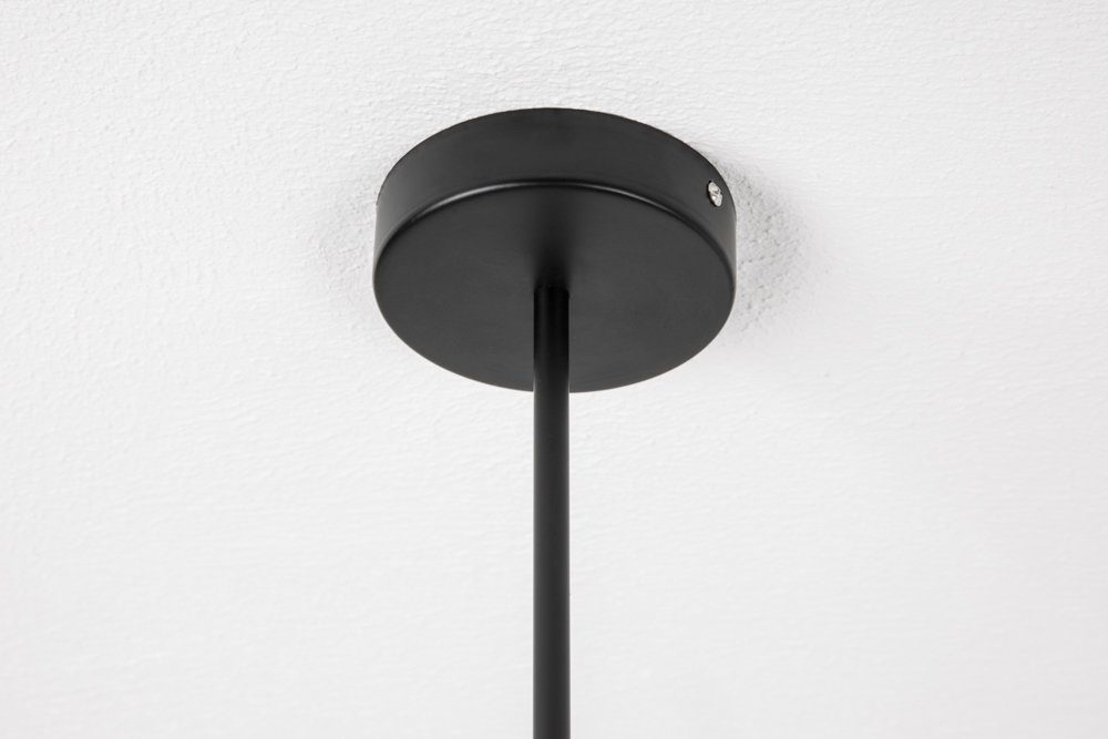 riess-ambiente Hängeleuchte VARIATION Wohnzimmer Modern Esszimmer Design ohne schwarz, · · Metall gold · 128cm Leuchtmittel, schwarz