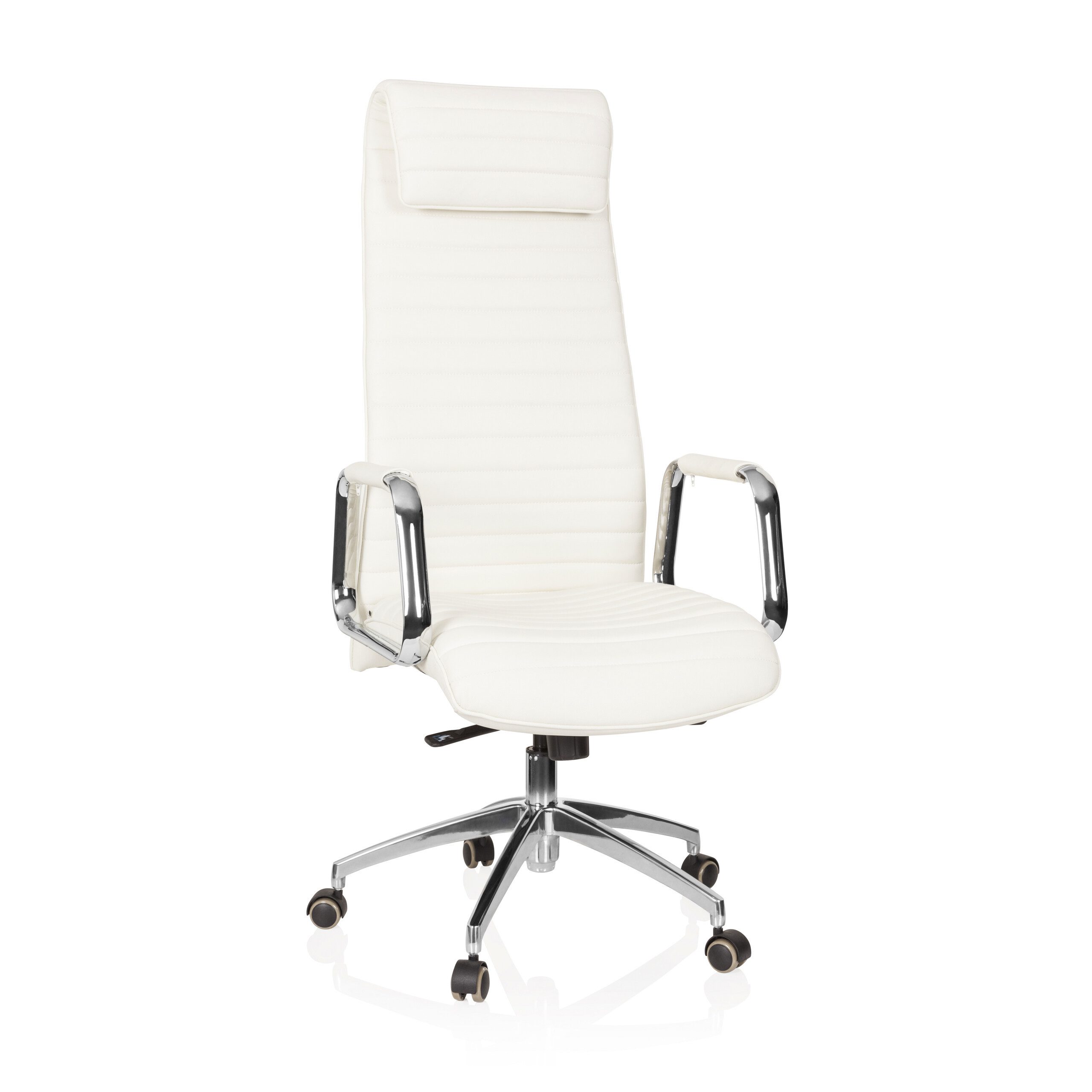 hjh OFFICE Drehstuhl Luxus Для шефа ASPERA 20 Leder mit Armlehnen (1 St), Profi Bürostuhl Schreibtischstuhl ergonomisch