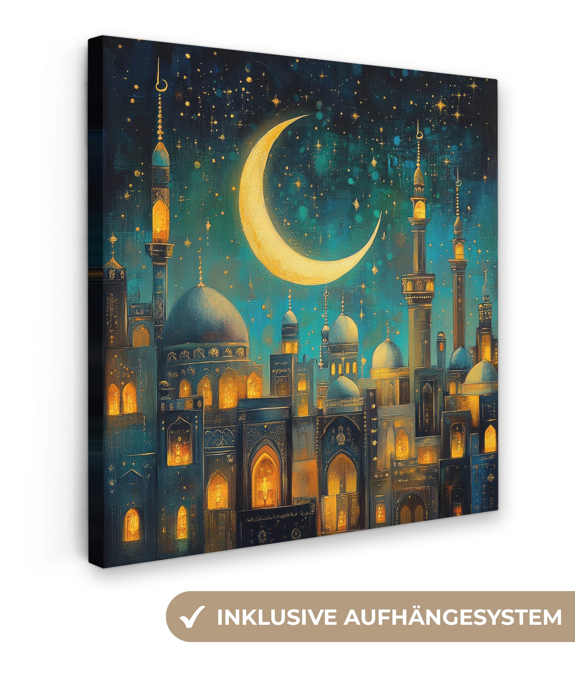 OneMillionCanvasses® Leinwandbild Islamisch - Moschee - Ramadan - Islam, Fo günstig online kaufen