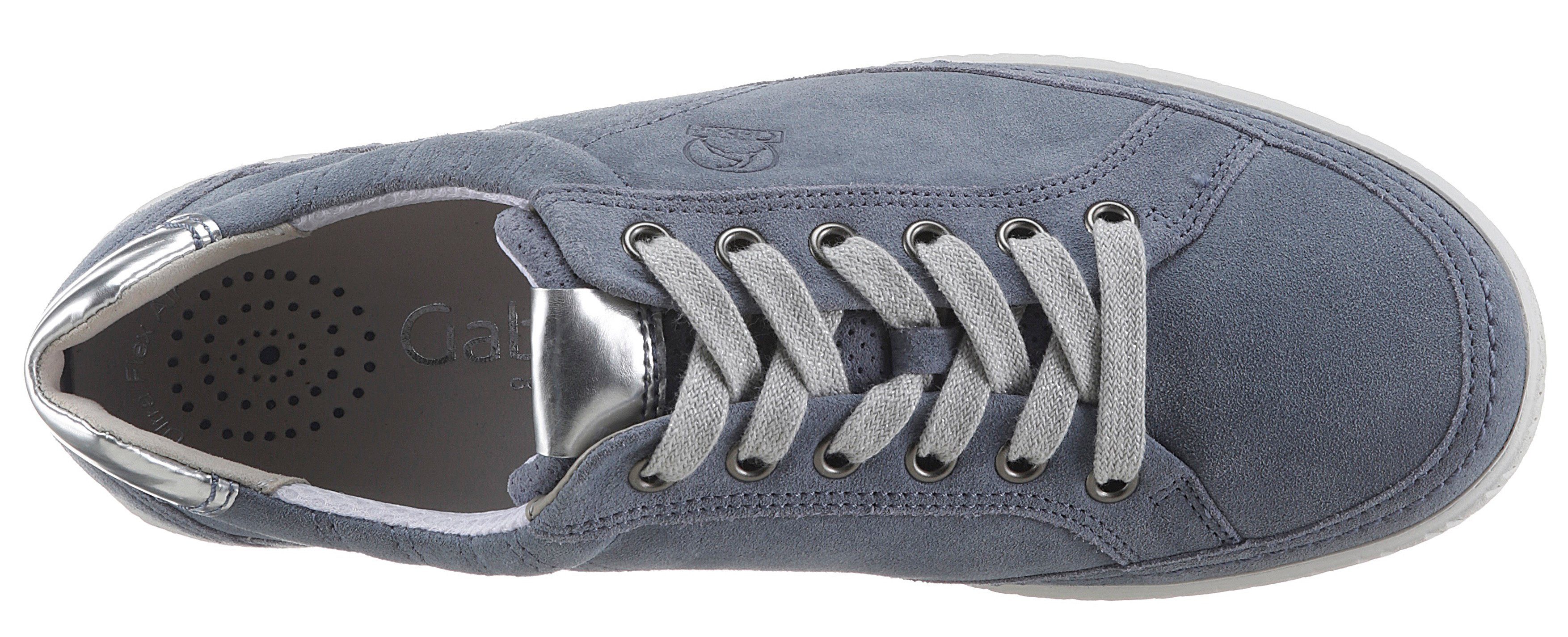 YORK Gabor Sneaker hellblau-silberfarben Look sportivem in