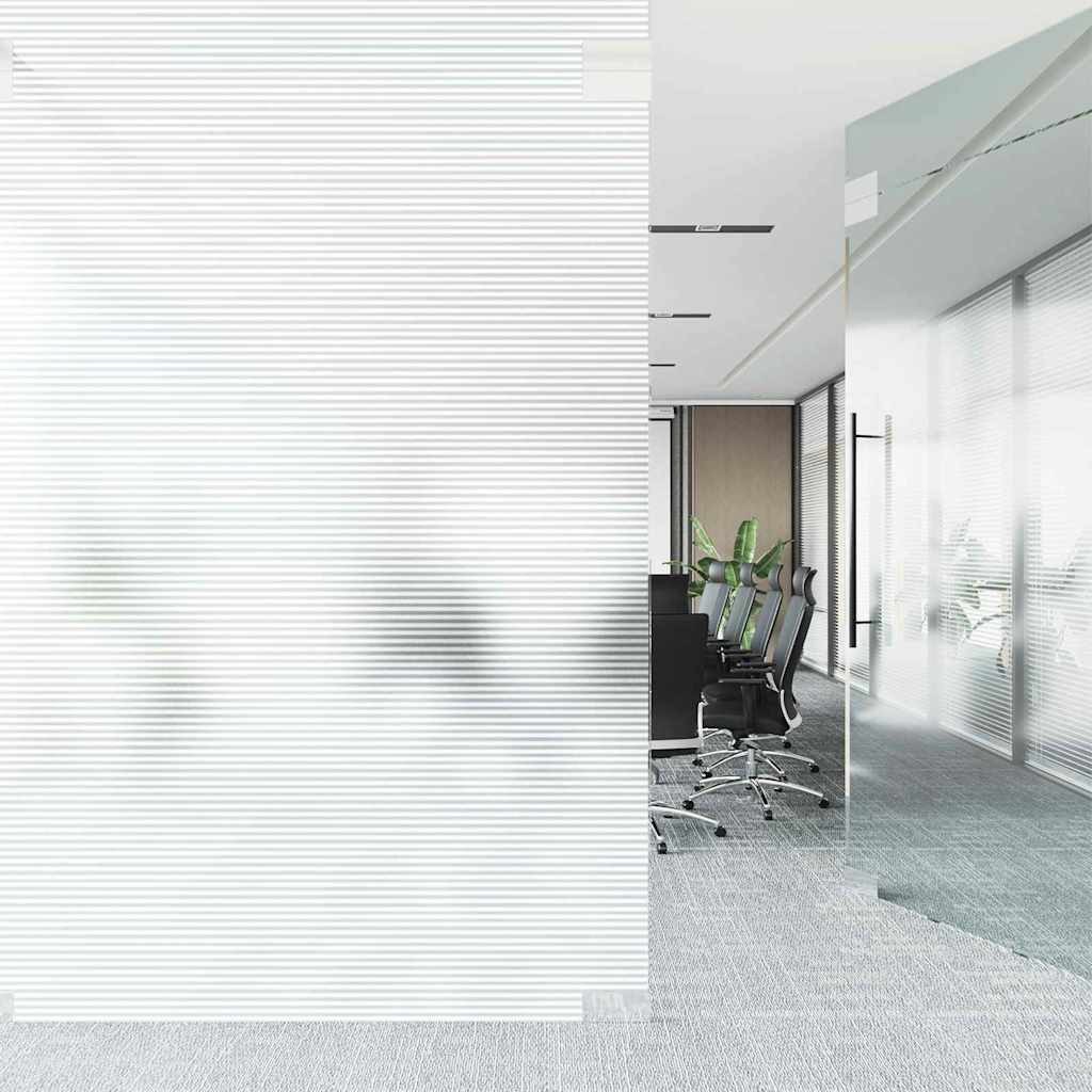 vidaXL Fensterfolie Selbstklebende Fensterfolie Matte Streifen günstig online kaufen