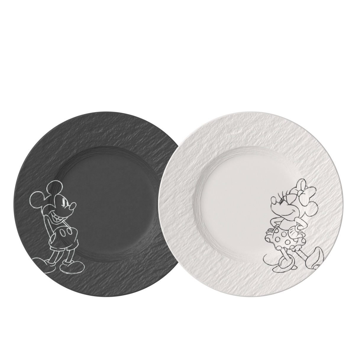 Villeroy & Boch Frühstücksteller Manufacture Mickey Mouse, 2-tlg.