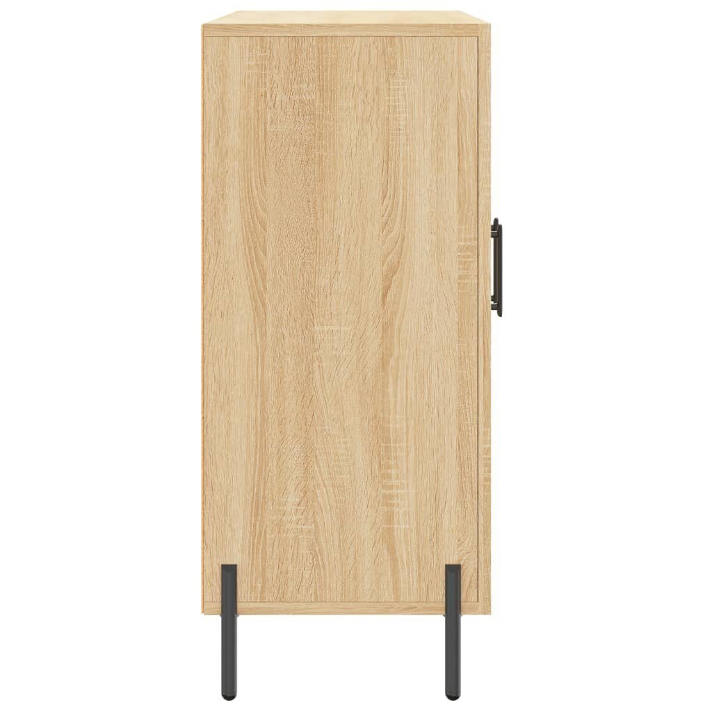 St) cm Sideboard 90x34x80 (1 vidaXL Sonoma-Eiche Eiche Sideboard Holzwerkstoff Sonoma