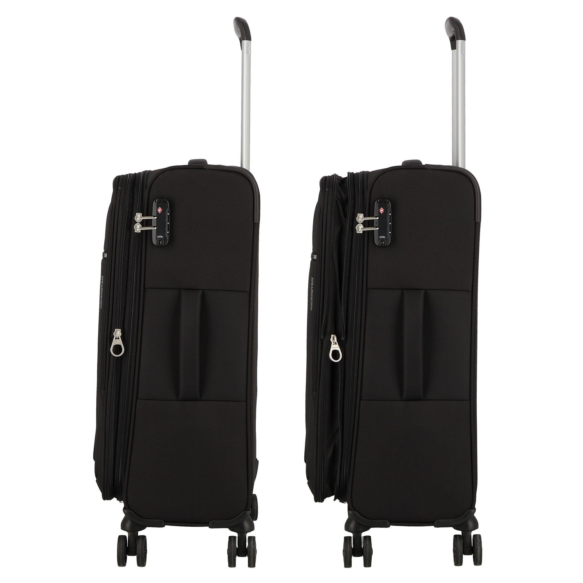 American Tourister® Trolleyset Rampup, 4 Rollen, (3-teilig, 3 tlg), Polyester