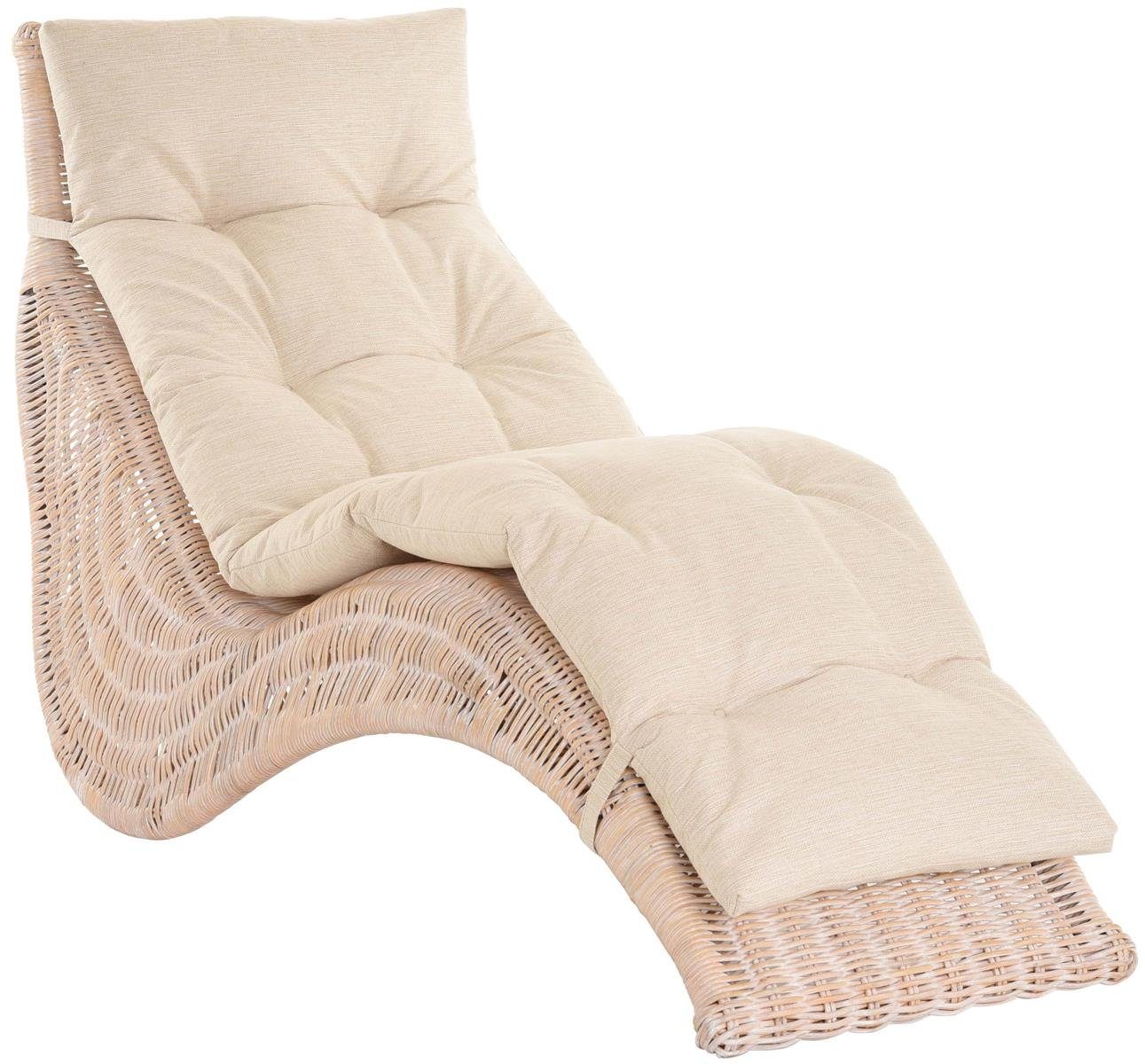 Krines Home Relaxliege »Ergonomische Rattanliege Liegesessel Rattan