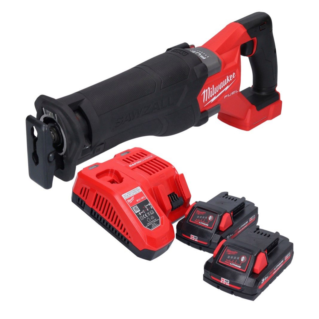 Milwaukee Akku-Reciprosäge M18 FSZ-302 Akku Recipro Säbelsäge 18 V Brushless + 2x Akku 3,0 Ah