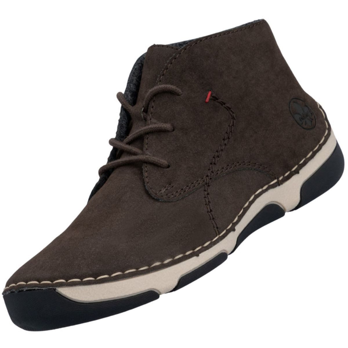Rieker 55929-25 Stiefelette Knöchelhoher Schnürer mit feiner Schnürung