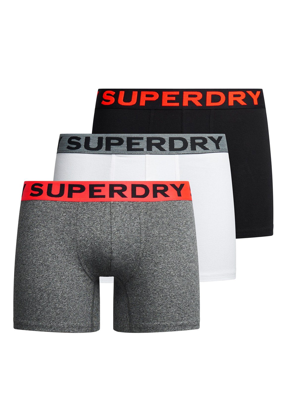 Superdry Boxer Superdry Boxershorts Dreierpack BOXER TRIPLE PACK Black Karst Black | Boxershorts