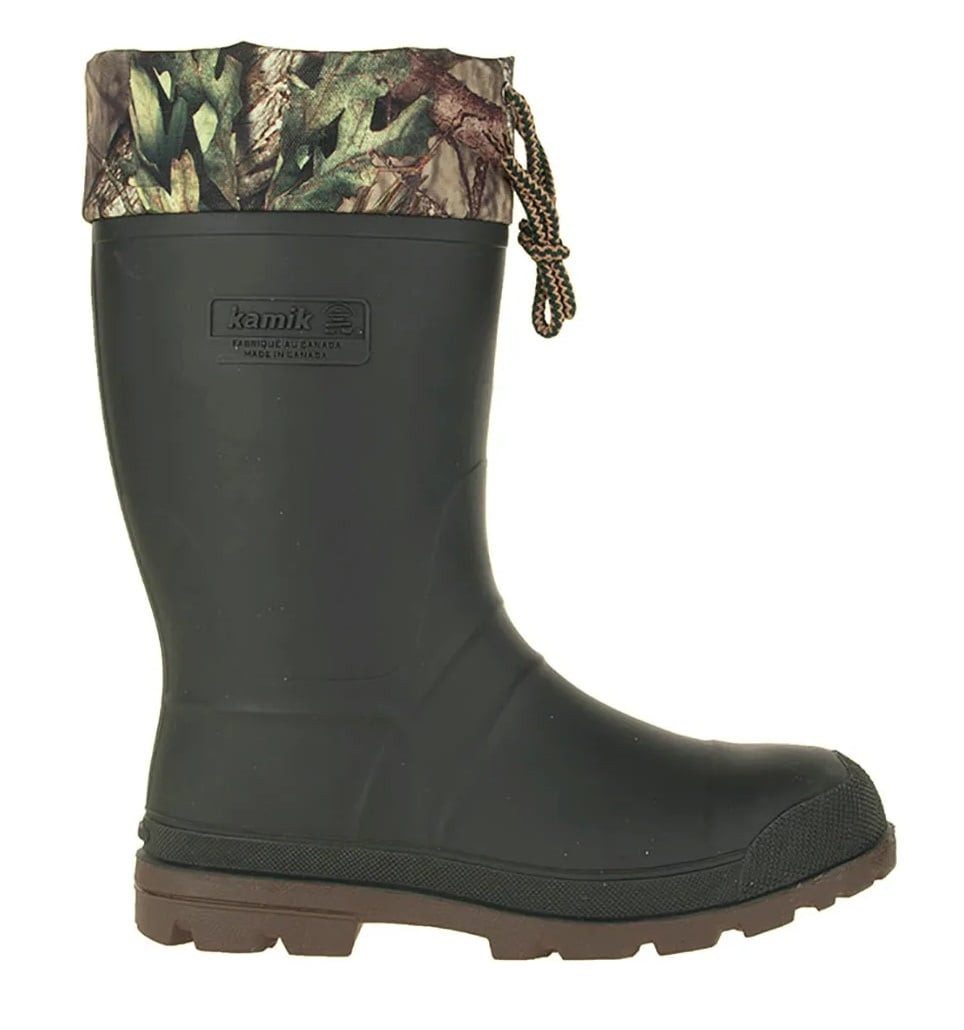 Gummistiefel Icebreaker mit Innenfutter camouflagegrün Herren Winterstiefel