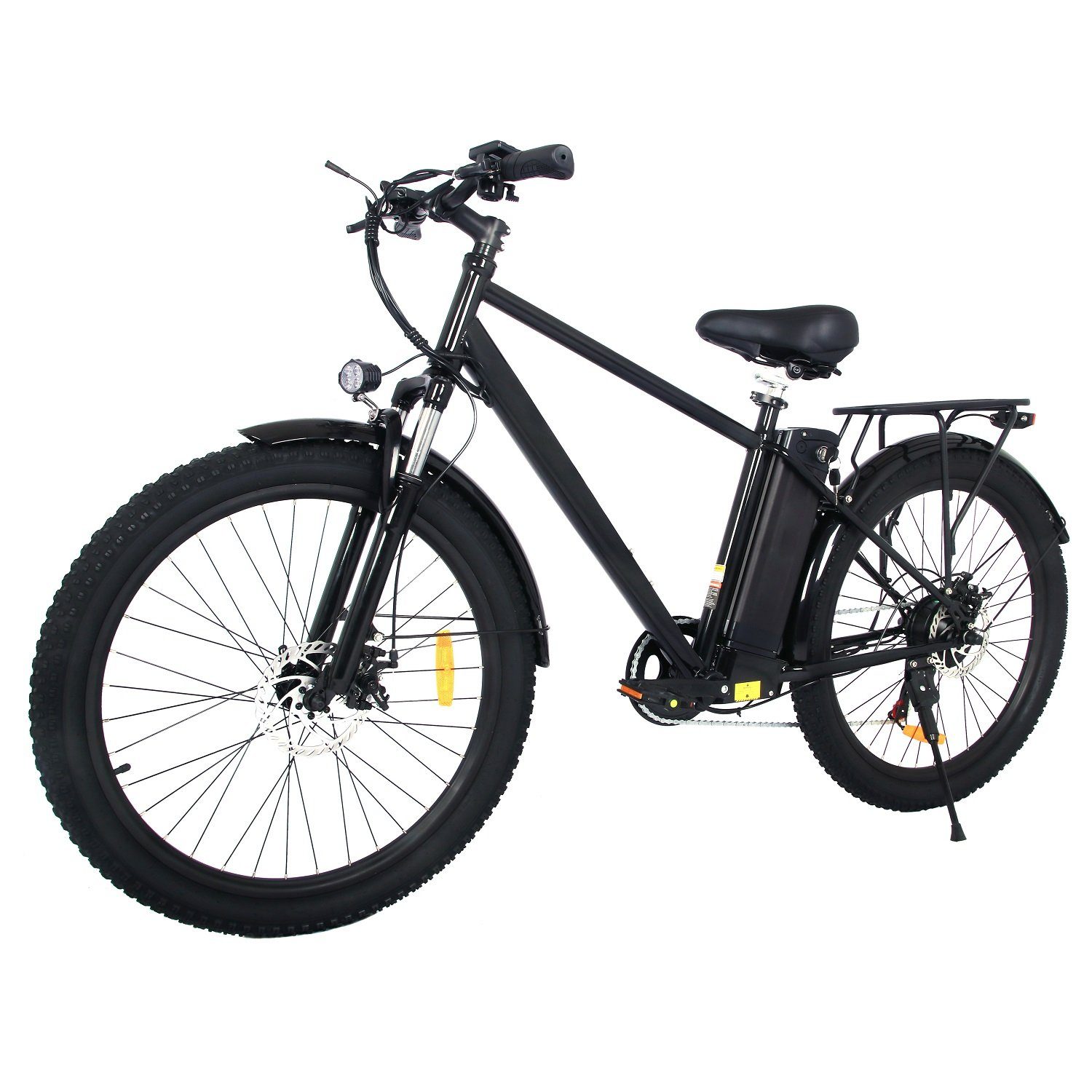 Docrooup E-Bike 26Zoll Citybike, Shimano 7-Gang,720Wh LED Ausleuchtung,Stvzo, 250W Heckmotor, (Optionaler Gashebel: Nach dem Einbau des Gashebels kann ein rein elektrischer Modus erreicht werden, Fahrmodi: Pedal-Modus und Power-Assist-Modus)