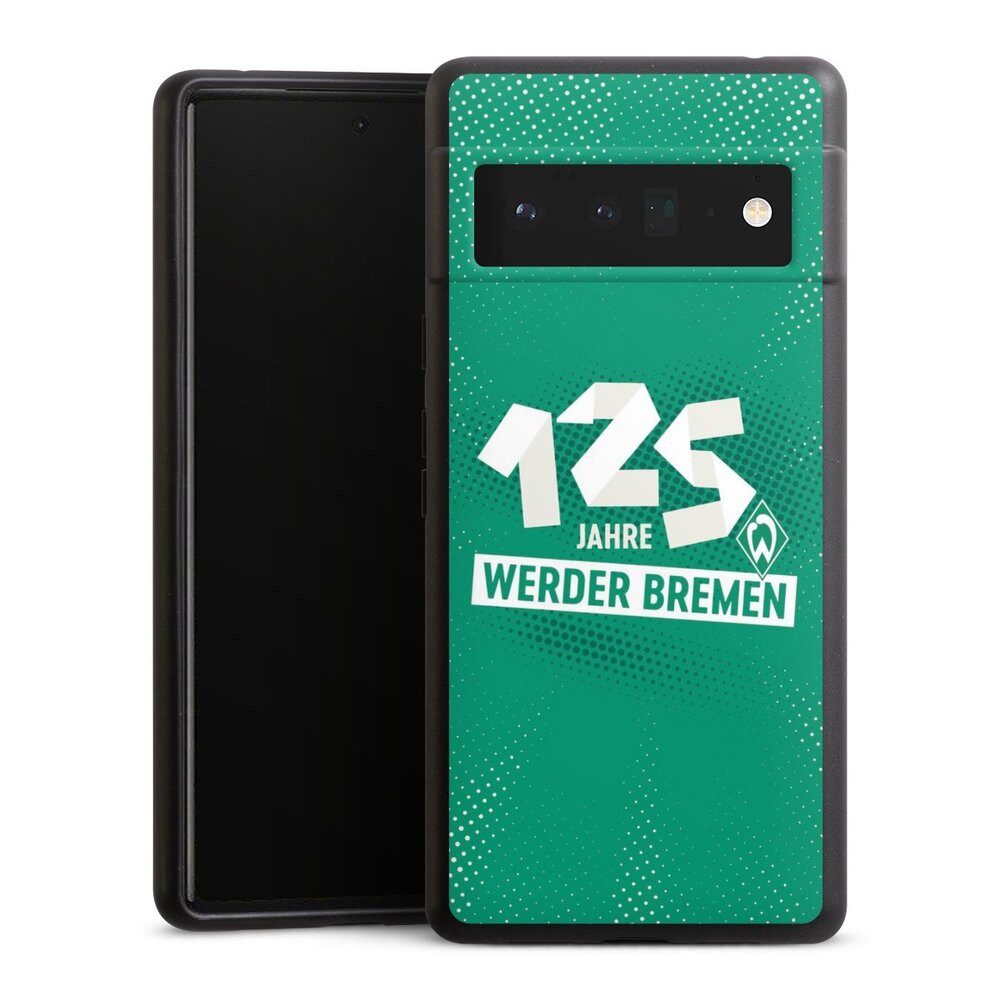 DeinDesign Handyhülle 125 Jahre Werder Bremen Offizielles Lizenzprodukt, Google Pixel 6 Pro Organic Case Bio Hülle Nachhaltige Handyhülle