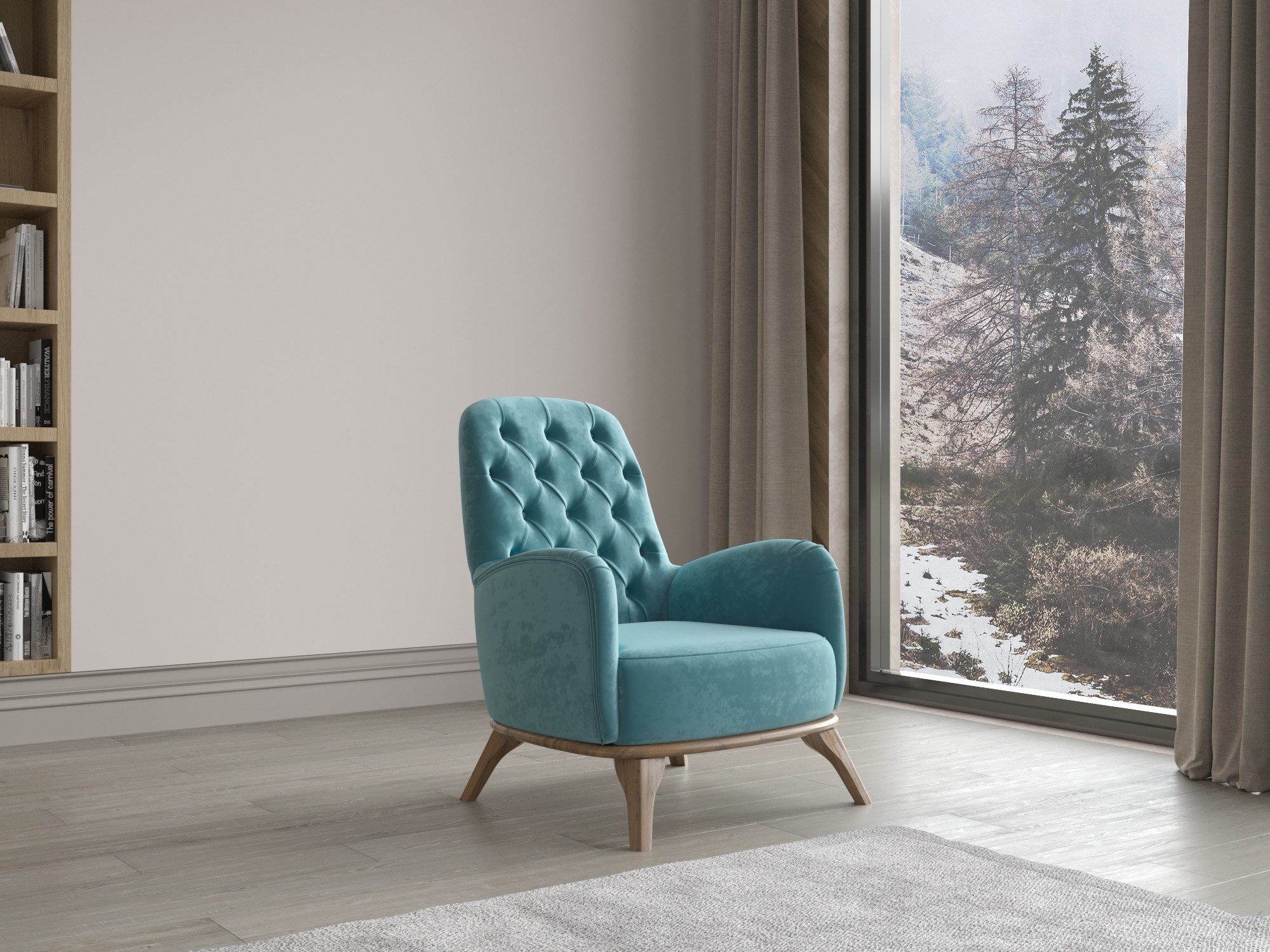 Möbeldreams Sofa Sofa-Set Ema 3-3-1 Modern Chesterfield