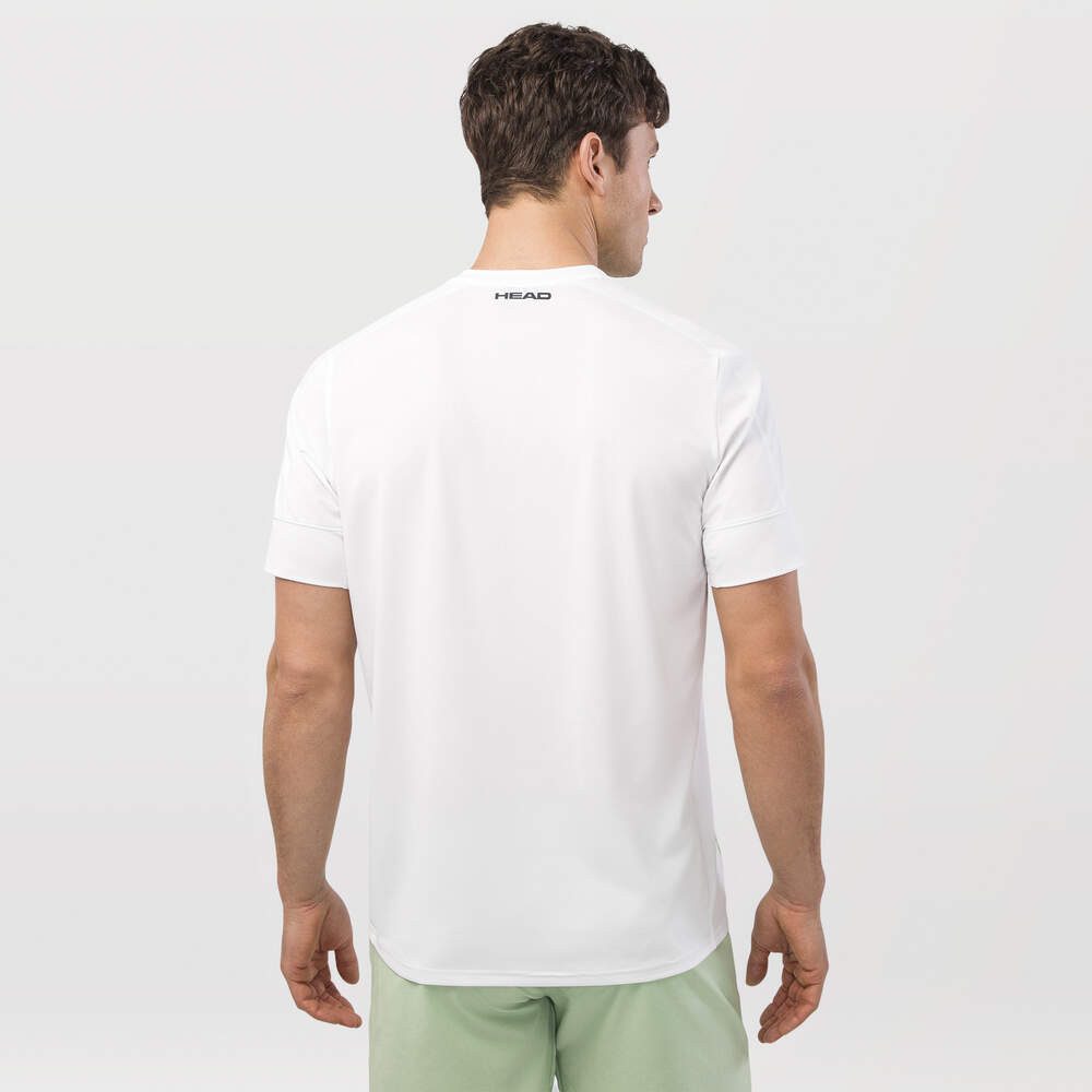 Head T-Shirt Play Tech II (atmungsaktiv, Mesh-Einsätze) weiss/grün Herren