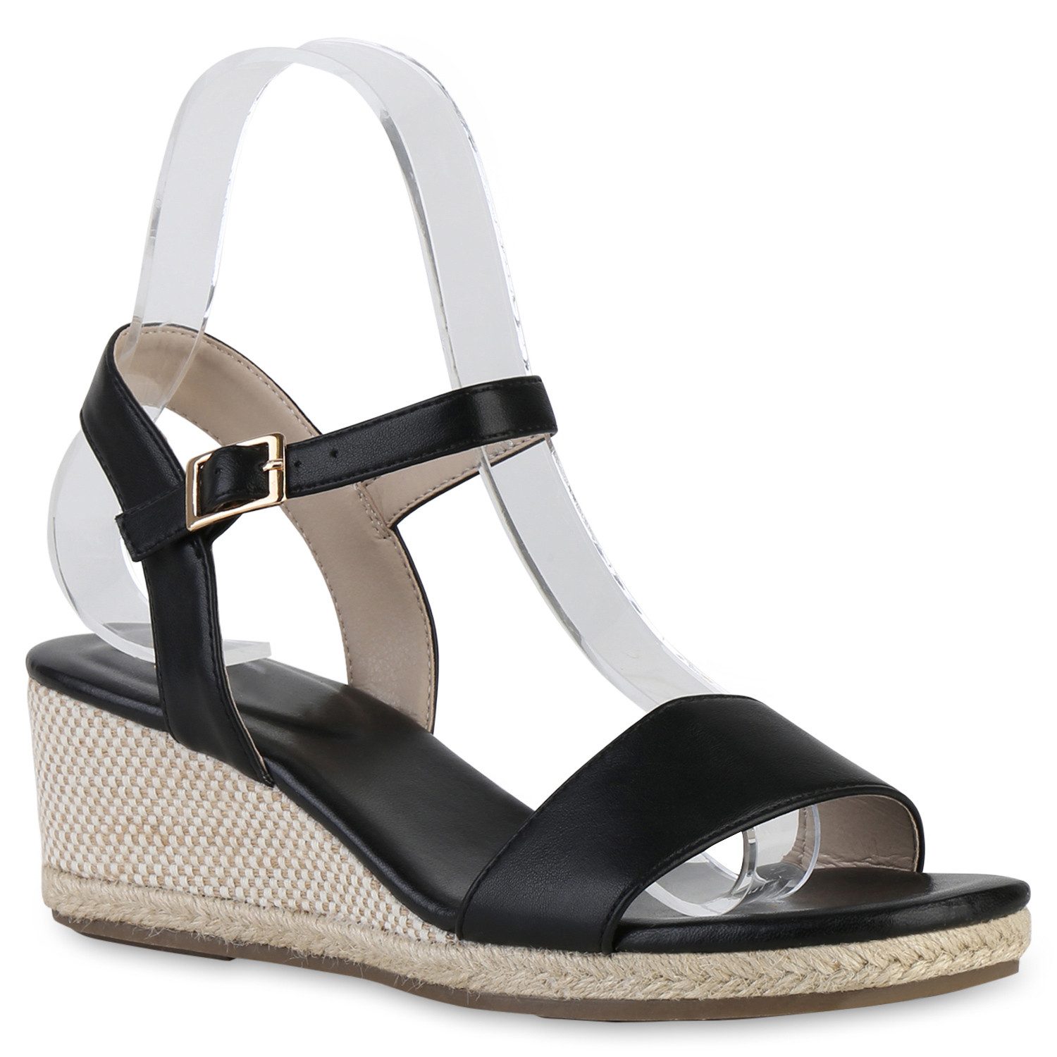 VAN HILL 841128 Keilsandalette Schuhe