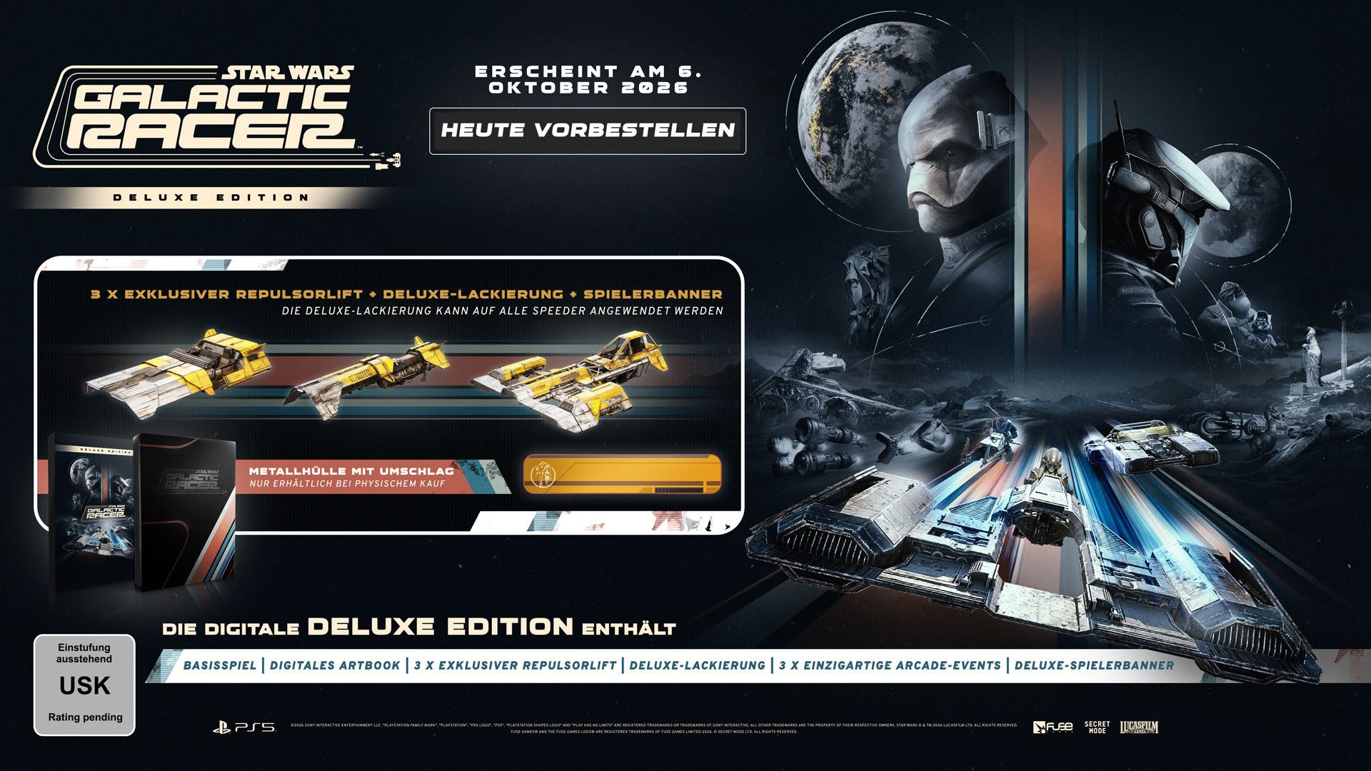 Star Wars: Galactic Racer Deluxe Edition PlayStation 5