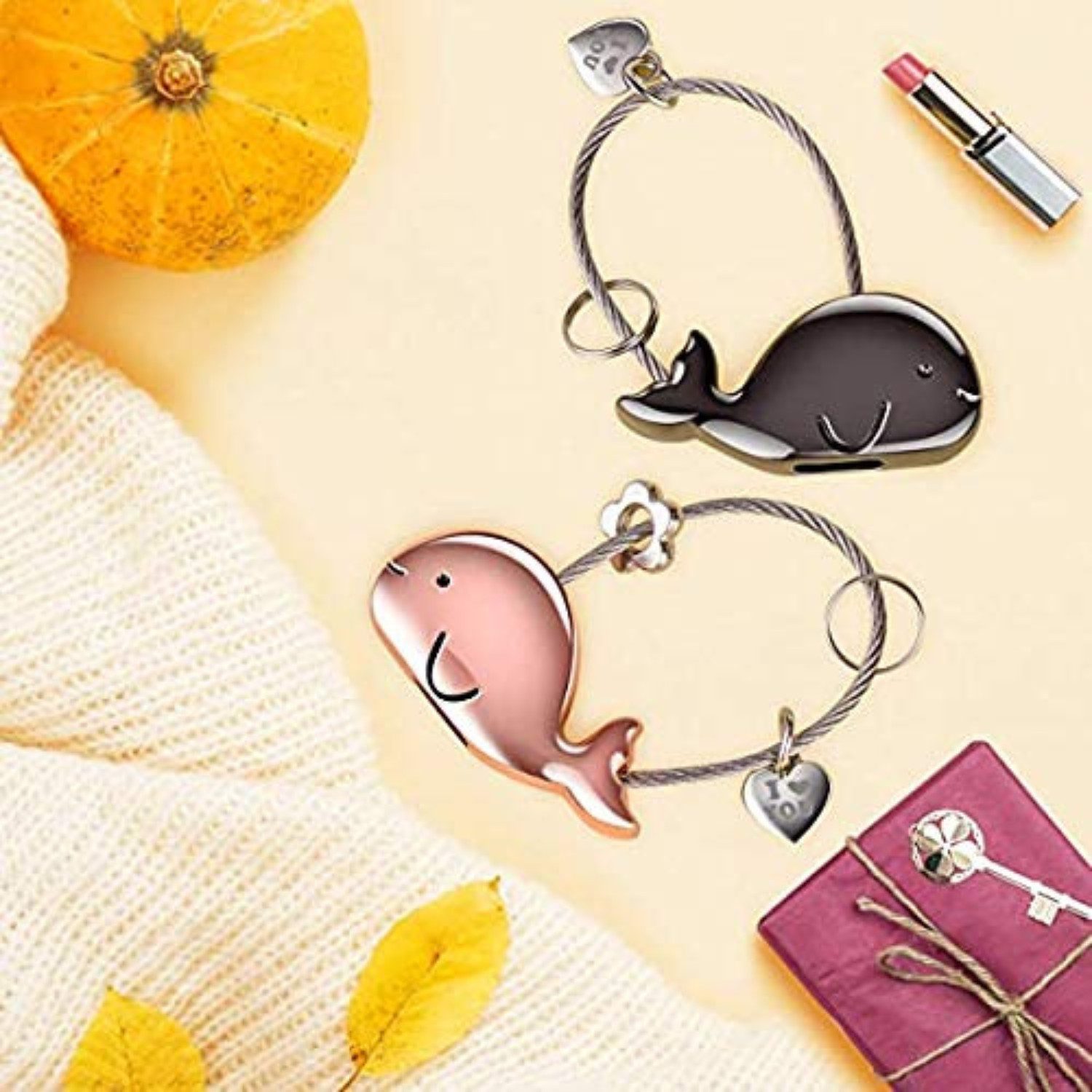 Geschenkehöhle Schlüsselanhänger Set für Paare, 2-teilig günstig online kaufen