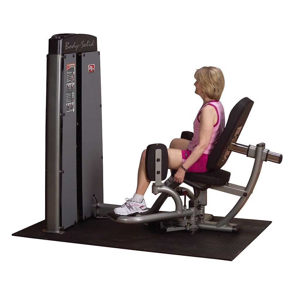 Body-Solid Kraftstation Ab-/Adduktoren-Maschine Pro Dual, Extra große Kniepolster