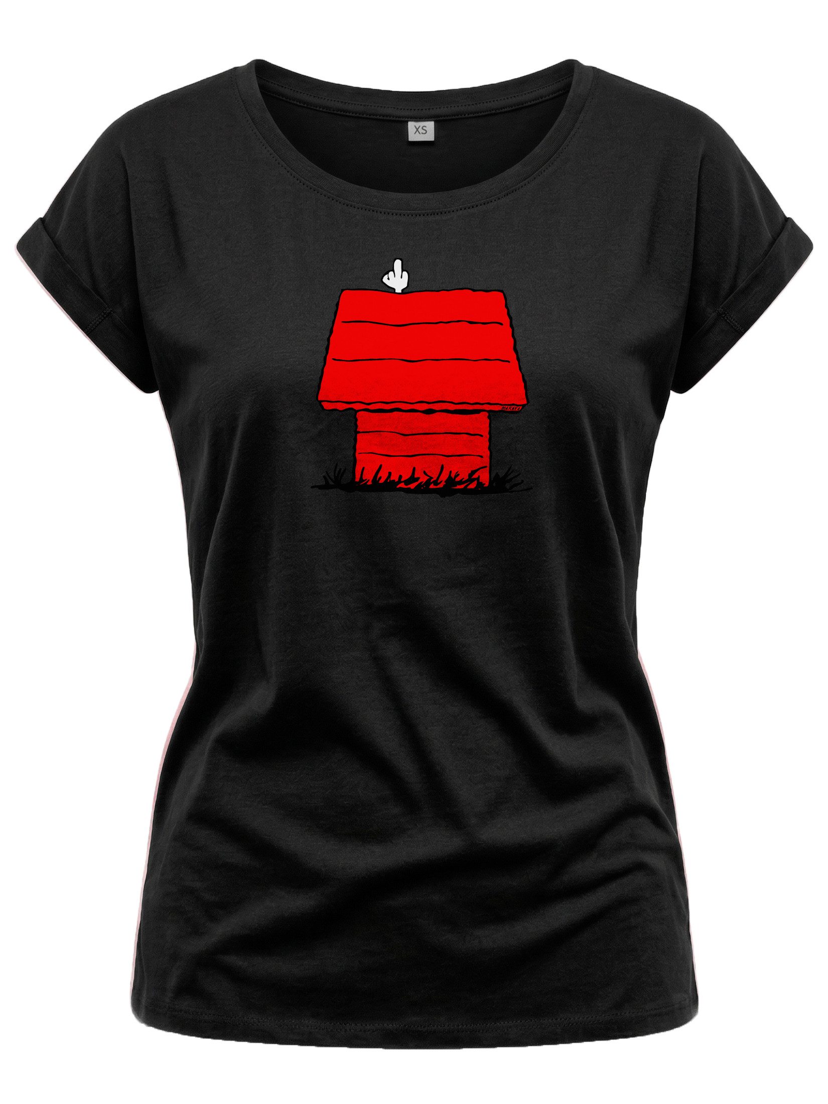 MAKAYA T-Shirt Damen Kurzarm Sommer Top mit Print Lustige Oberteile Aufdruck Frauen (Rundhals, Blau, Grau, Rosa, Schwarz, Weiß) große Größen