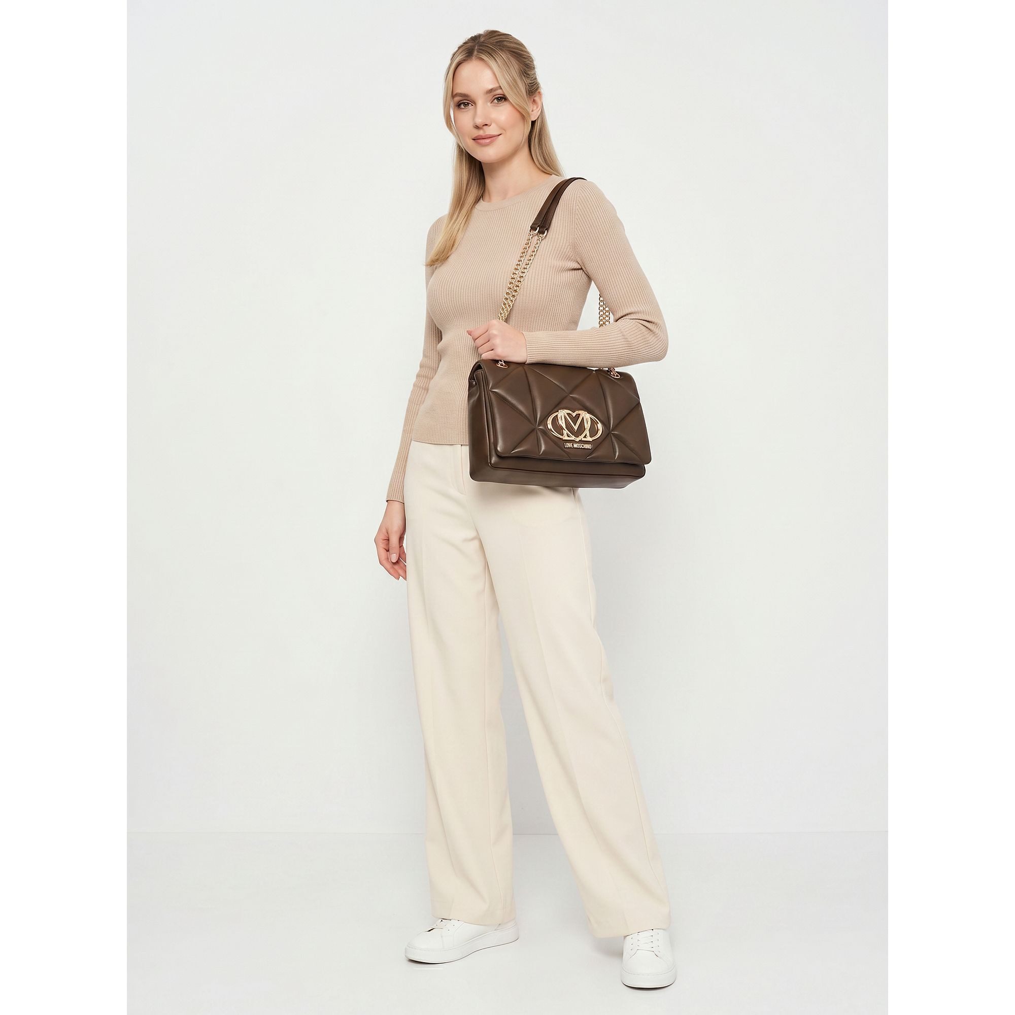 LOVE MOSCHINO Schultertasche, Polyurethan