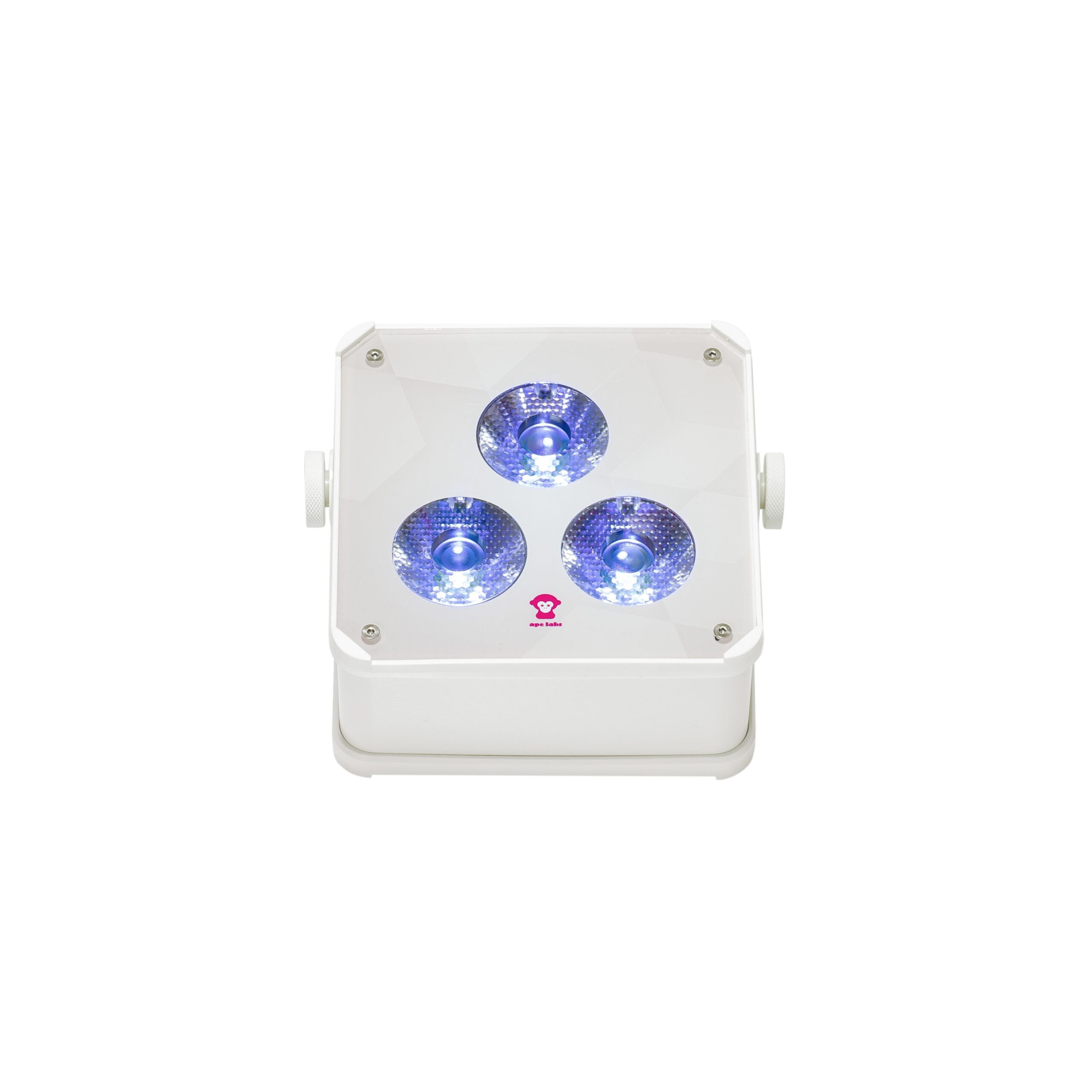 Ape Labs LED Scheinwerfer, ApeLight Maxi V2 Single Unit - creme Kabel Vers - Akkubetriebener