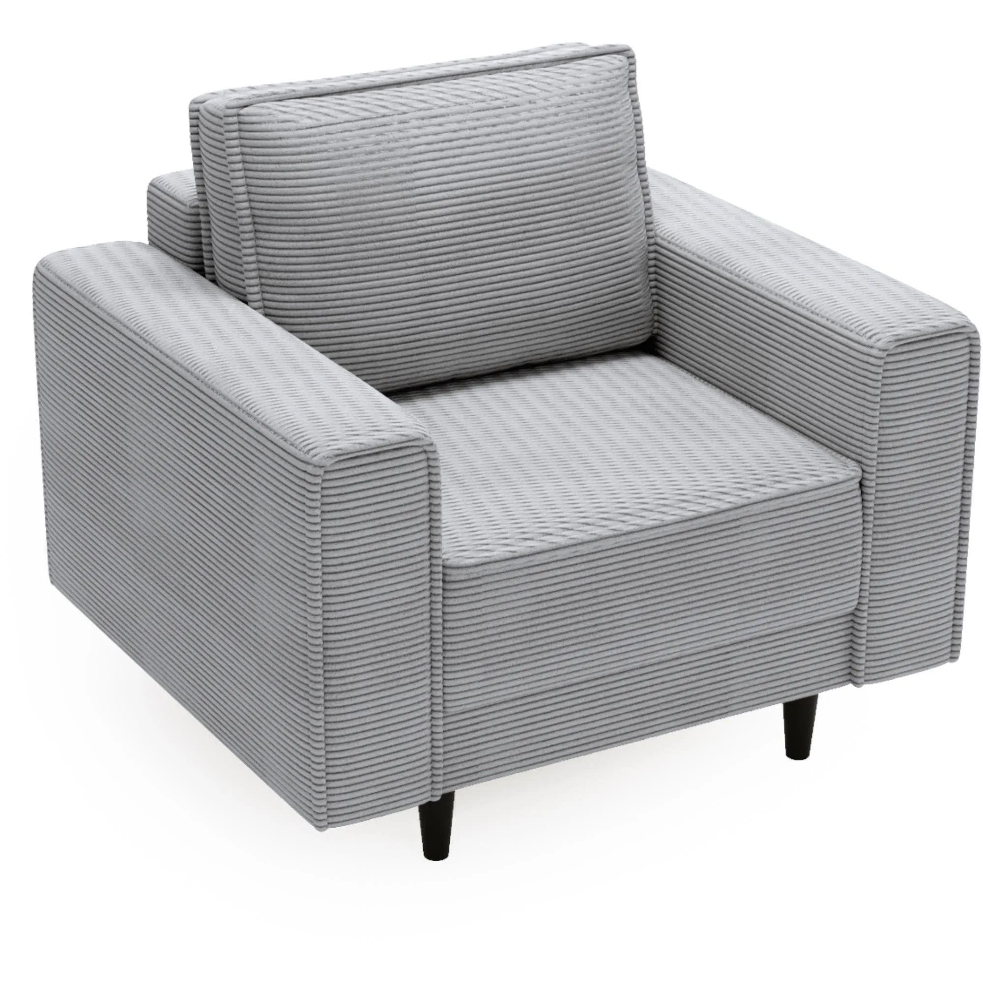 Beautysofa Relaxsessel Monte (Hellgrau Sessel aus günstig online kaufen
