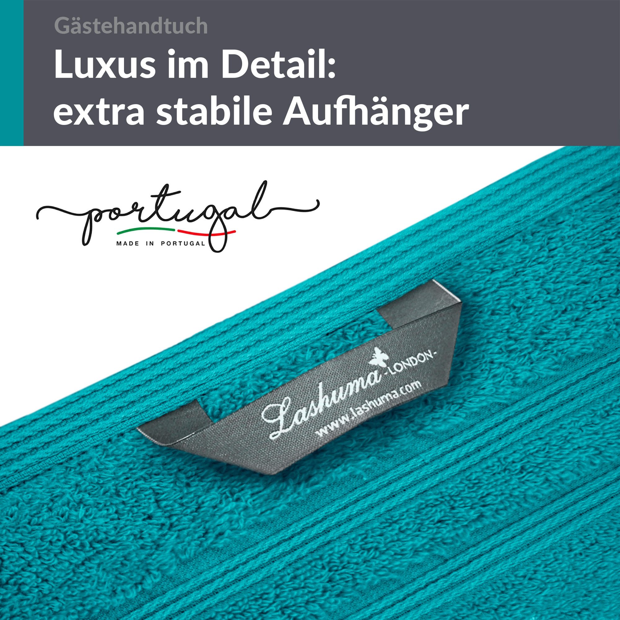 Lashuma Gästehandtücher London, Frottee (Spar-Set, 4-St), günstig online kaufen