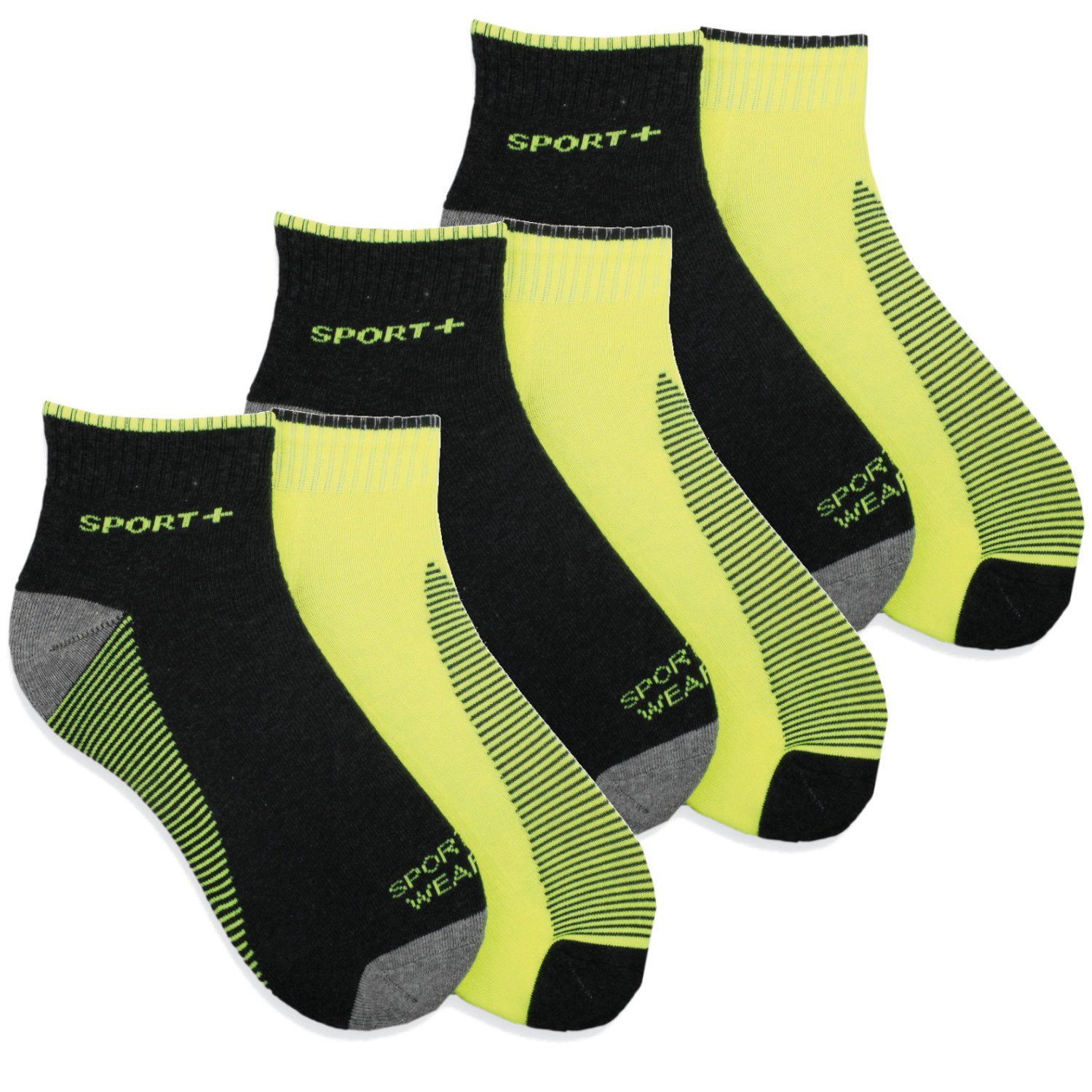 bentini Sneakersocken Sneakersocken Sport, 6 Paar günstig online kaufen