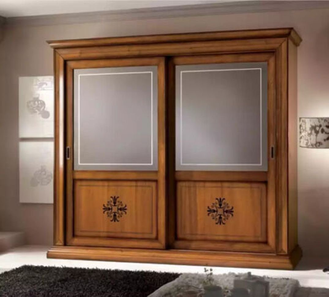 JVmoebel Kleiderschrank Klassisch Kleiderschrank Luxus Möbel Schlafzimmer Schranke Holz (1-St., Kleiderschrank) Made in Italy