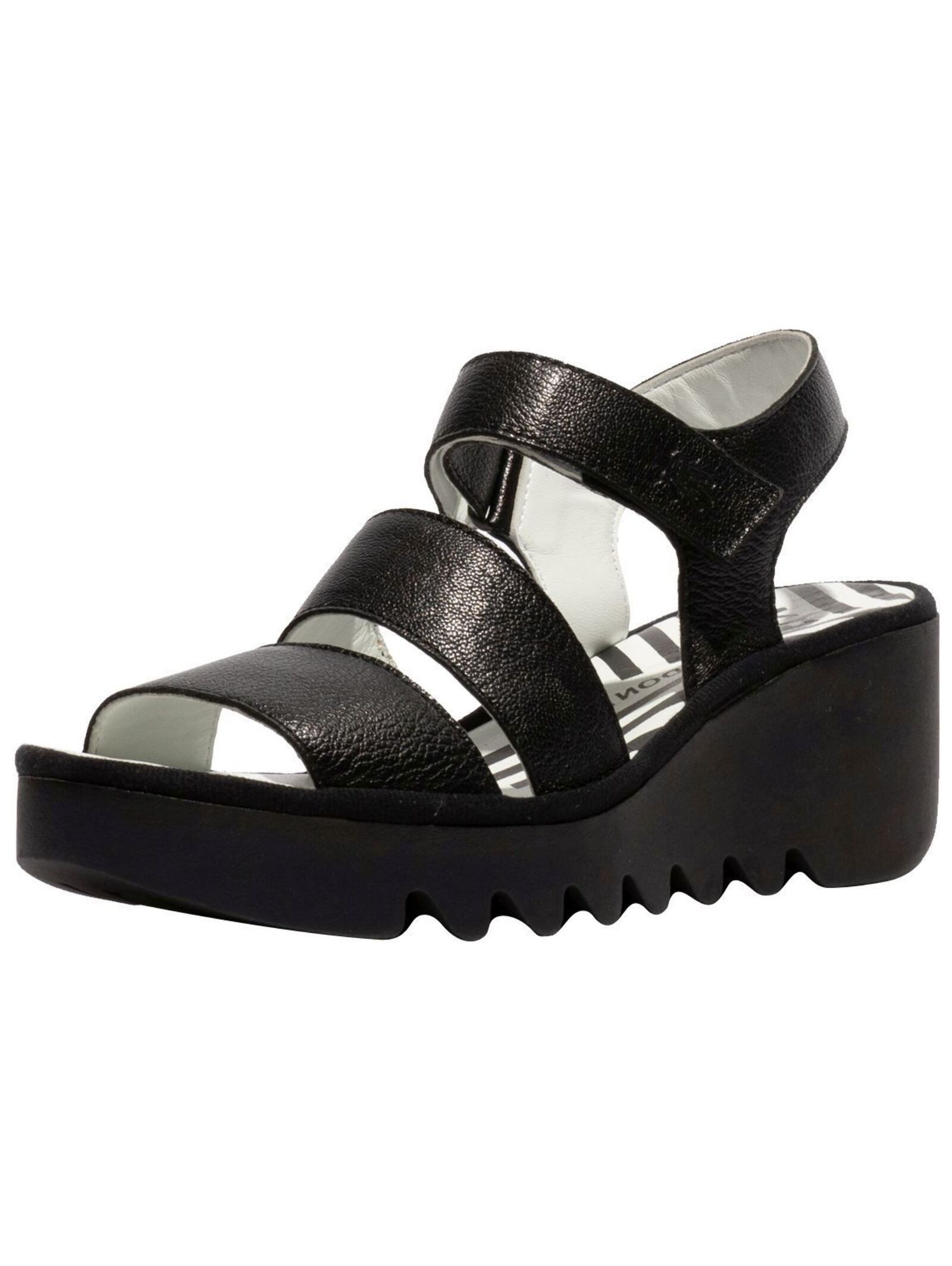 Fly London Fly London Sandalen Leder Keilsandalette