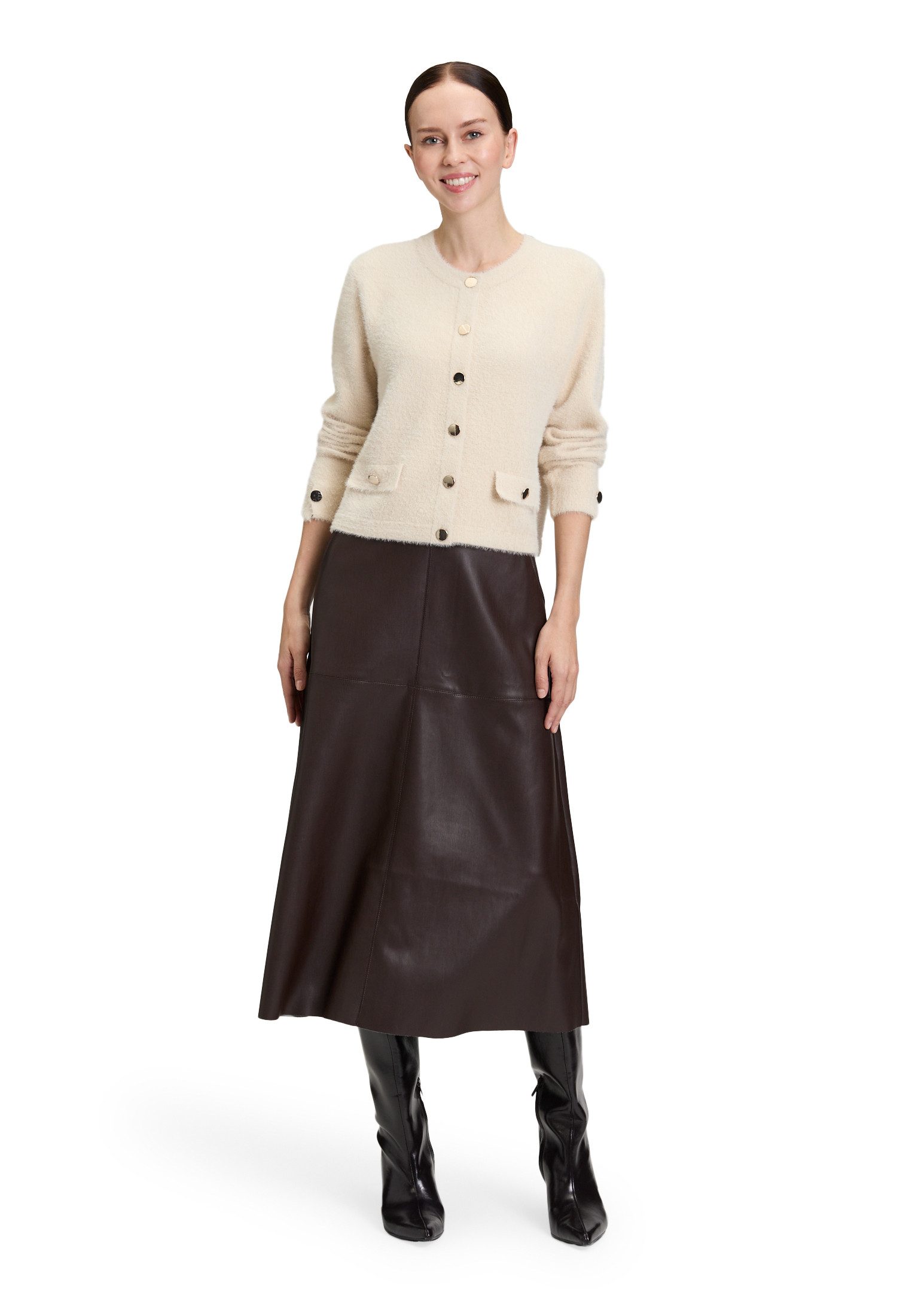 Betty Barclay Strickjacke Damen mit Knopfleiste (1-tlg)