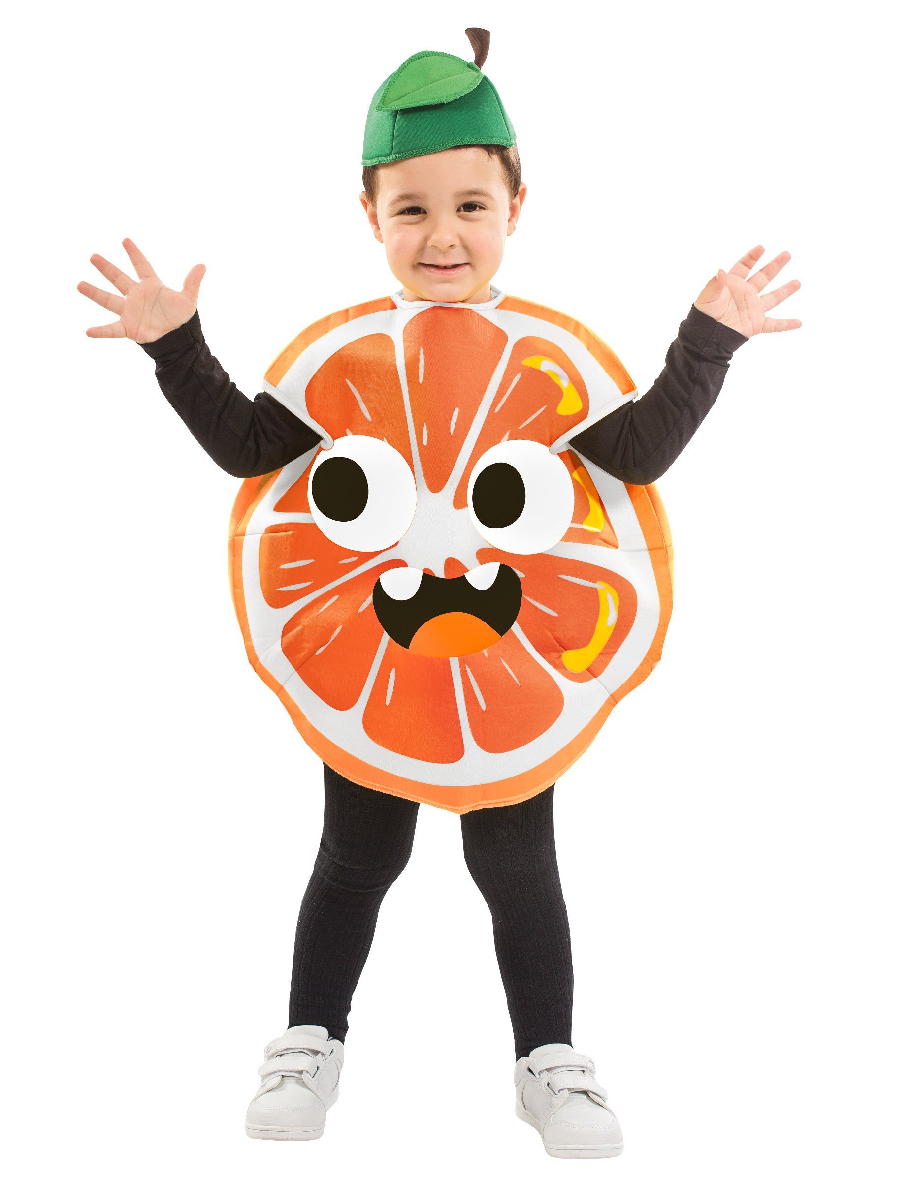 Kostüm Kleine Orange Kinderkostüm für Karneval bunt