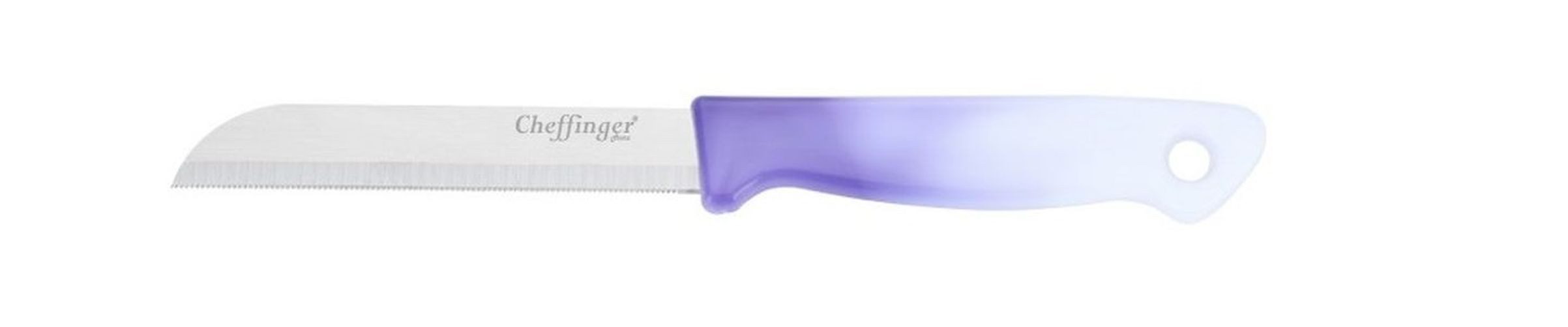 Cheffinger Allzweckmesser 1 x Cheffinger Messer Küchenmesser Kochmesser CF-MK Farbe: lila, Spülmaschinenfest