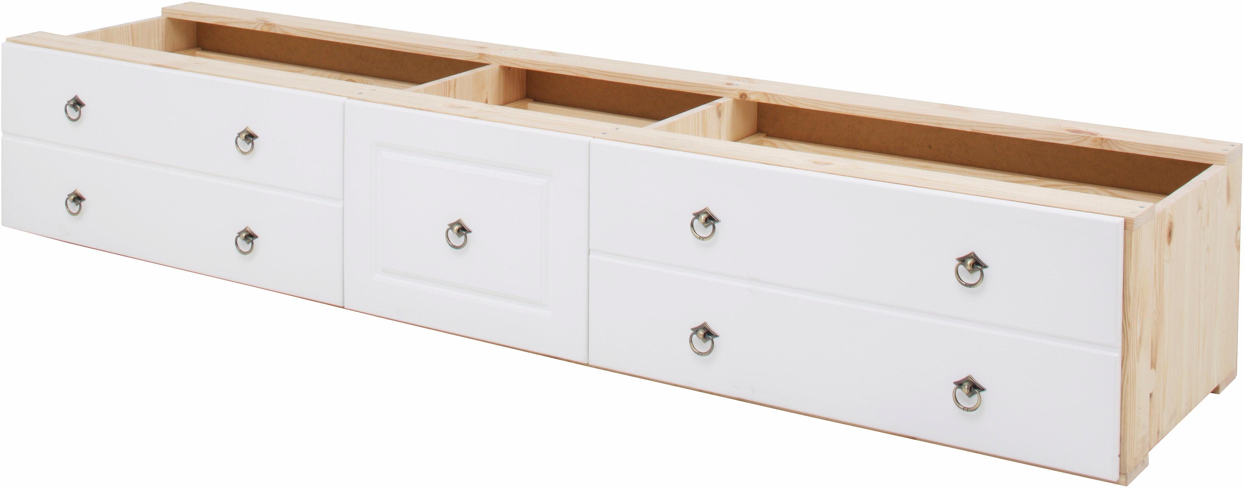 OTTO home Schubkasten Hugo, Bettkastenmodul mit 3 Schubladen für eine Bettseite, für das gleichnamige Massivholzbett, massive Kiefer, FSC® – Bild 2 von 5