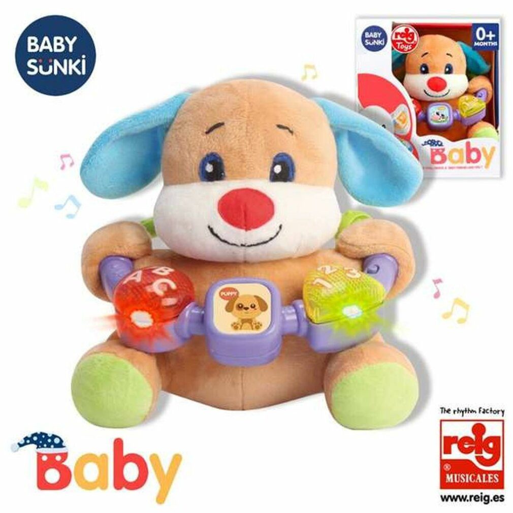 Bigbuy Kuscheltier Musikalisches Plüschtier Reig Bär (20 cm)