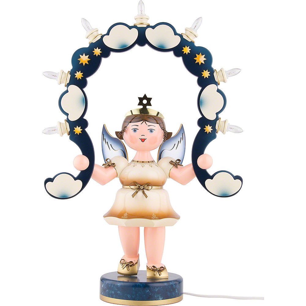 Hubrig Volkskunst GmbH Dekofigur Lichterengel elektrisch beleuchtet (53cm) von Hubrig Volkskunst