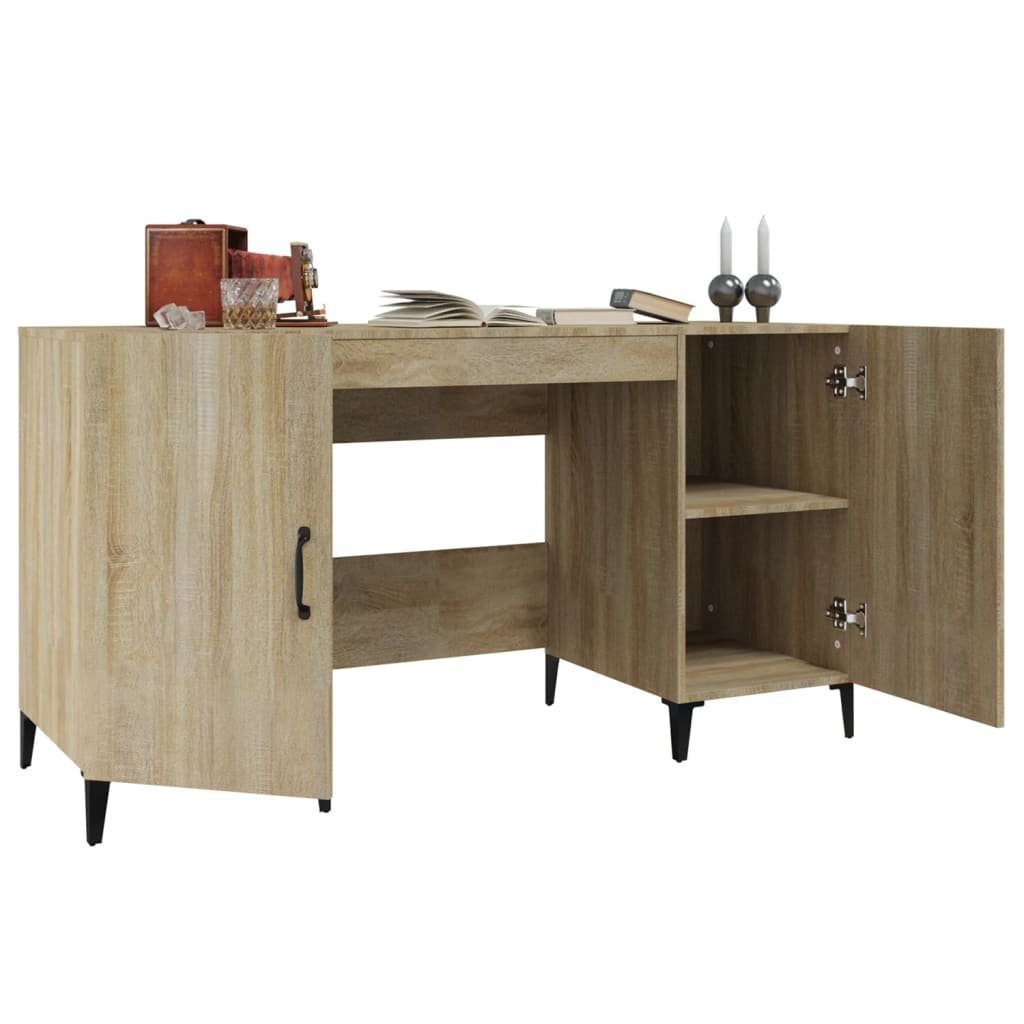 Schreibtisch furnicato Sonoma-Eiche cm Holzwerkstoff 140x50x75