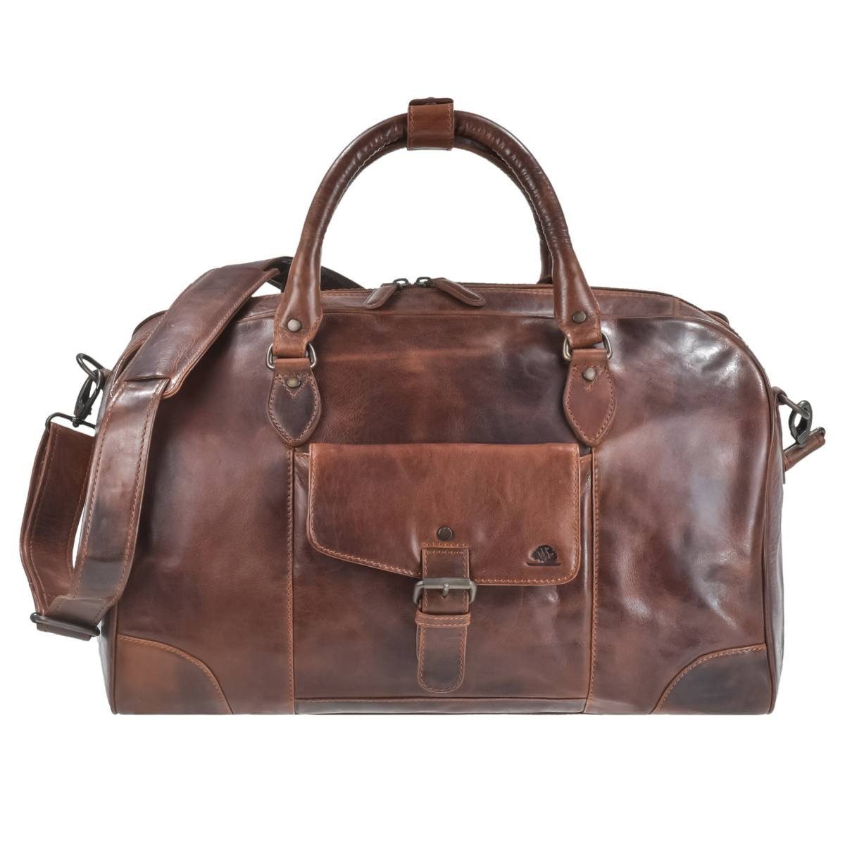 Weekender, Rugged, Sporttasche Leder, Reisetasche Greenburry