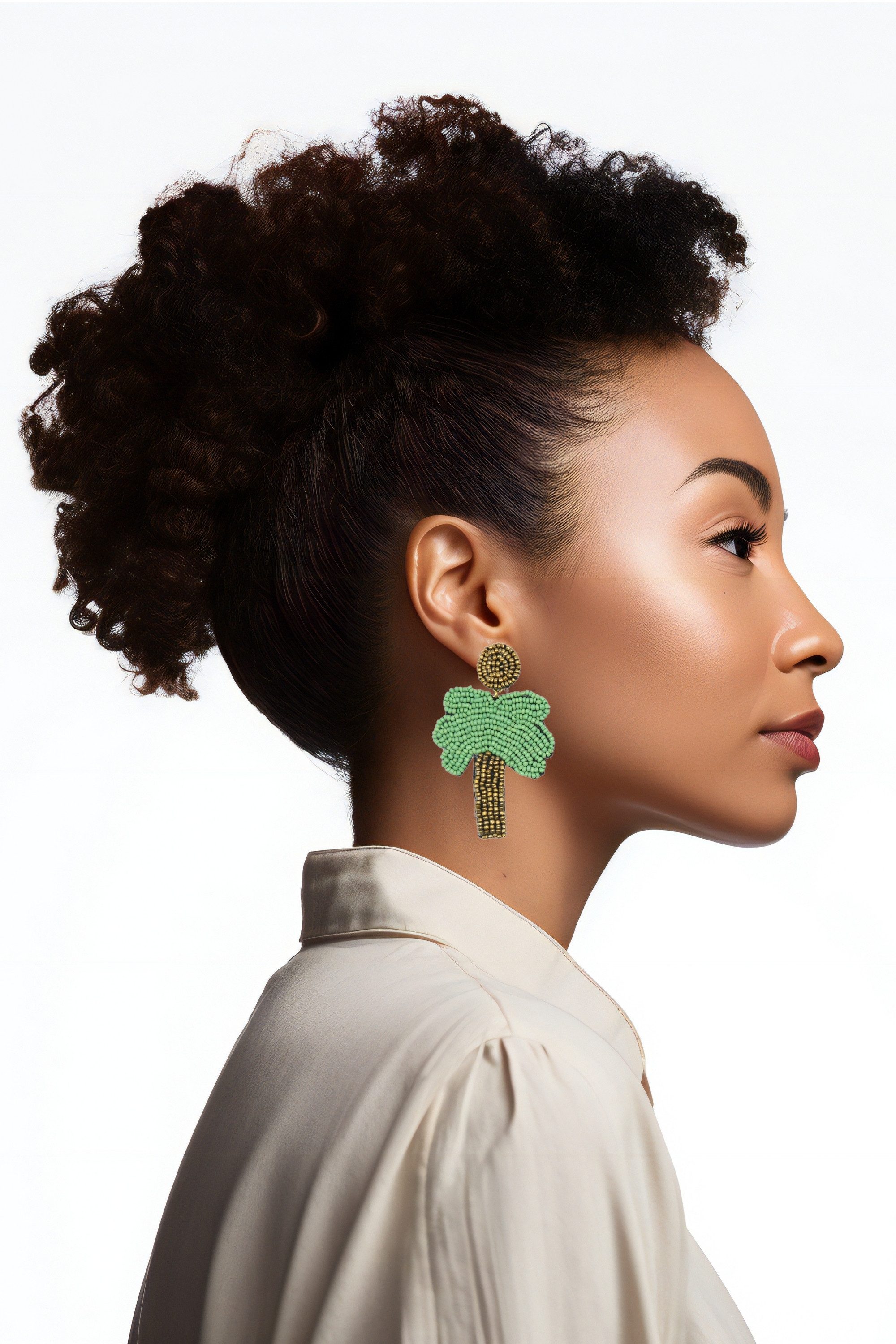 COLLEZIONE ALESSANDRO Paar Ohrclips Palme