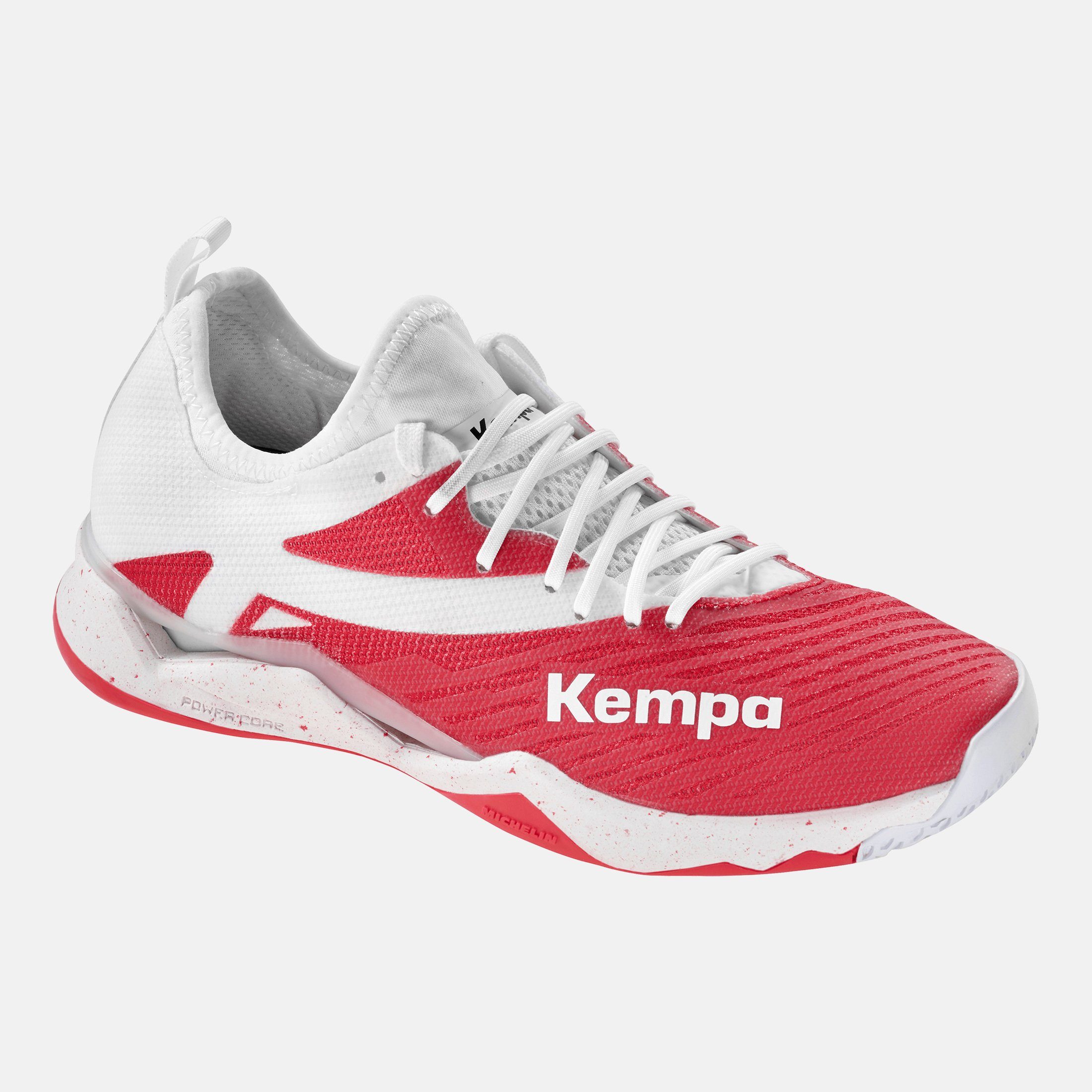Kempa Kempa Hallen-Sport-Schuhe Hallenschuh weiß/rot