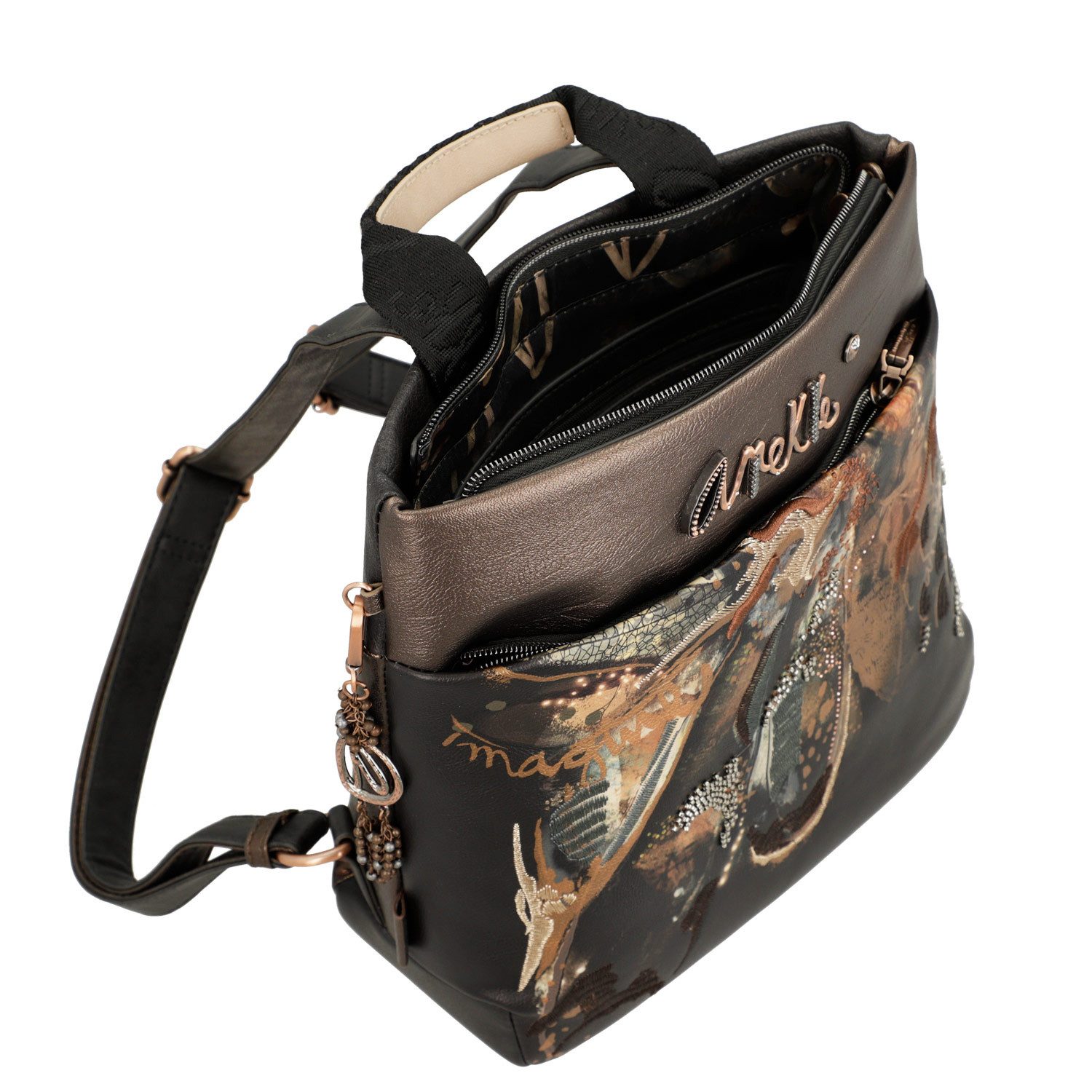 Anekke Umhängetasche Anekke Mittelgroßer Rucksack Wings Dreamverse multicolor (1, 1-tlg., 1)