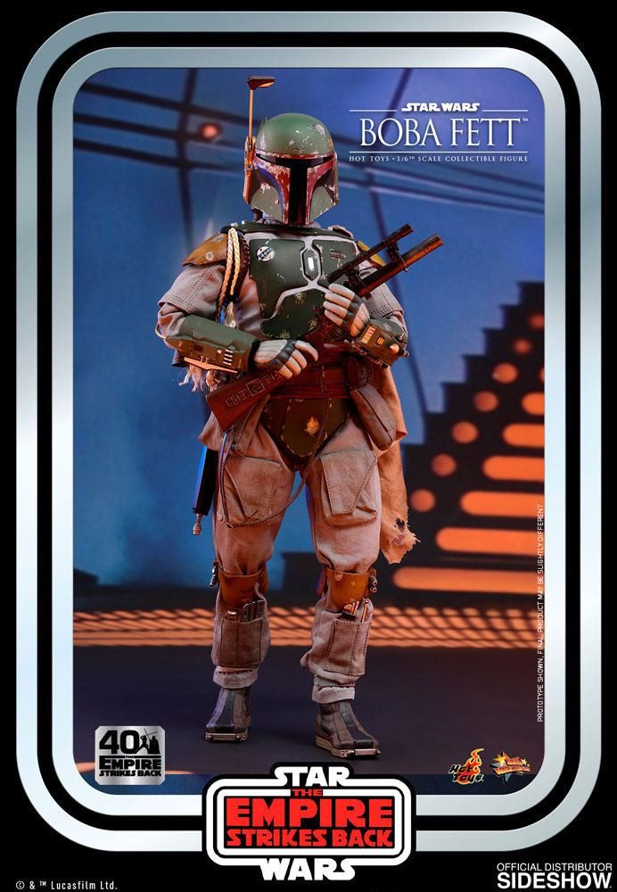 Hot Toys Actionfigur Star Wars Episode V Movie Masterpiece 1/6 Boba Fett 30 cm Actionfigur