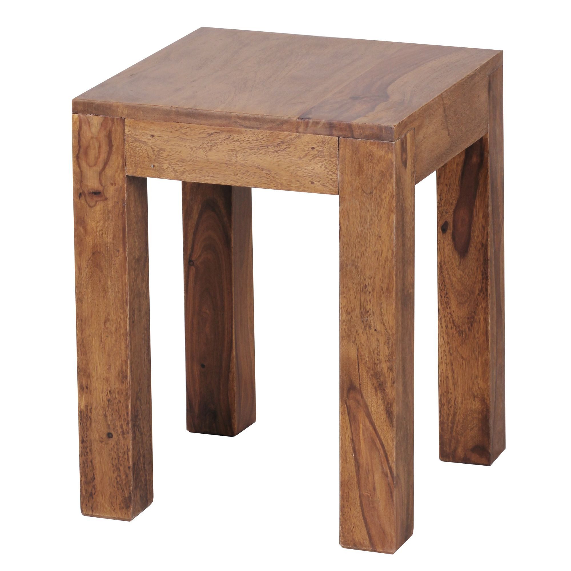 FINEBUY Beistelltisch SuVa2546_1 (MUMBAI Massivholz 35 günstig online kaufen