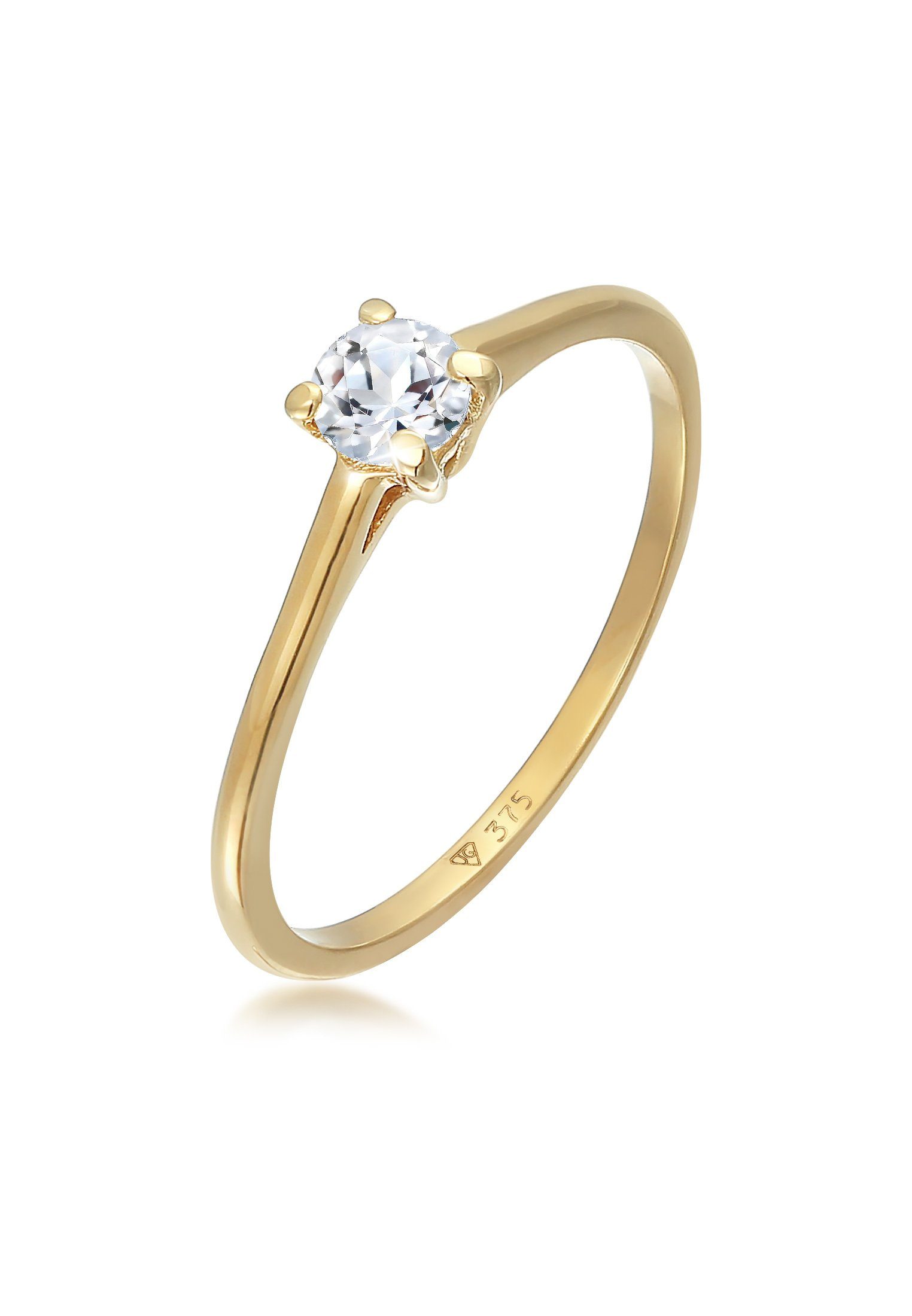 Elli Premium Verlobungsring Topas Solitär Verlobungsring günstig online kaufen