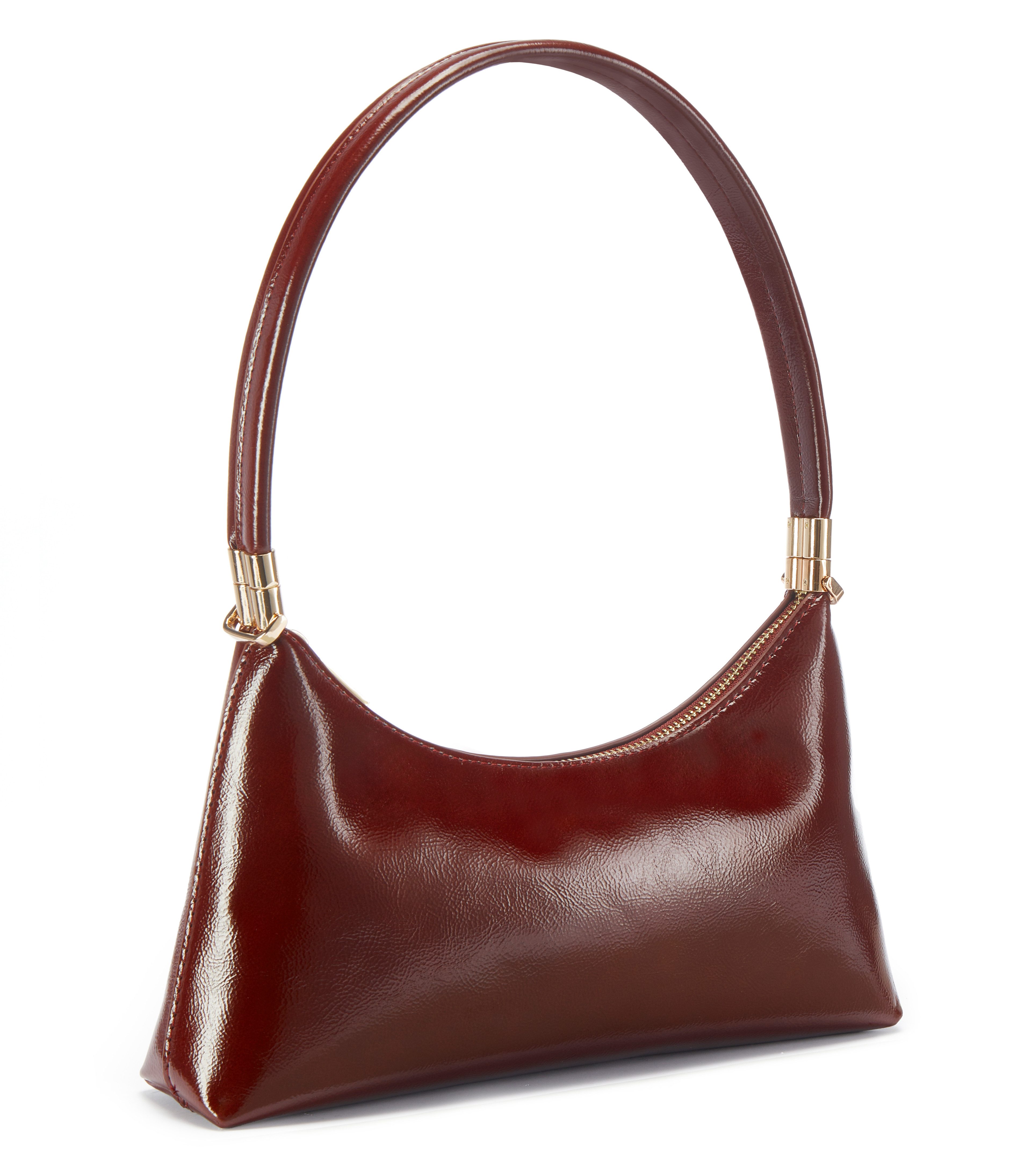 Vivance by Lascana Handtasche Minibag, Umhängetasche, Henkeltasche, Crossbody Bag, NEU Handtasche Damen zum Umhängen aus glänzendem Material VEGAN