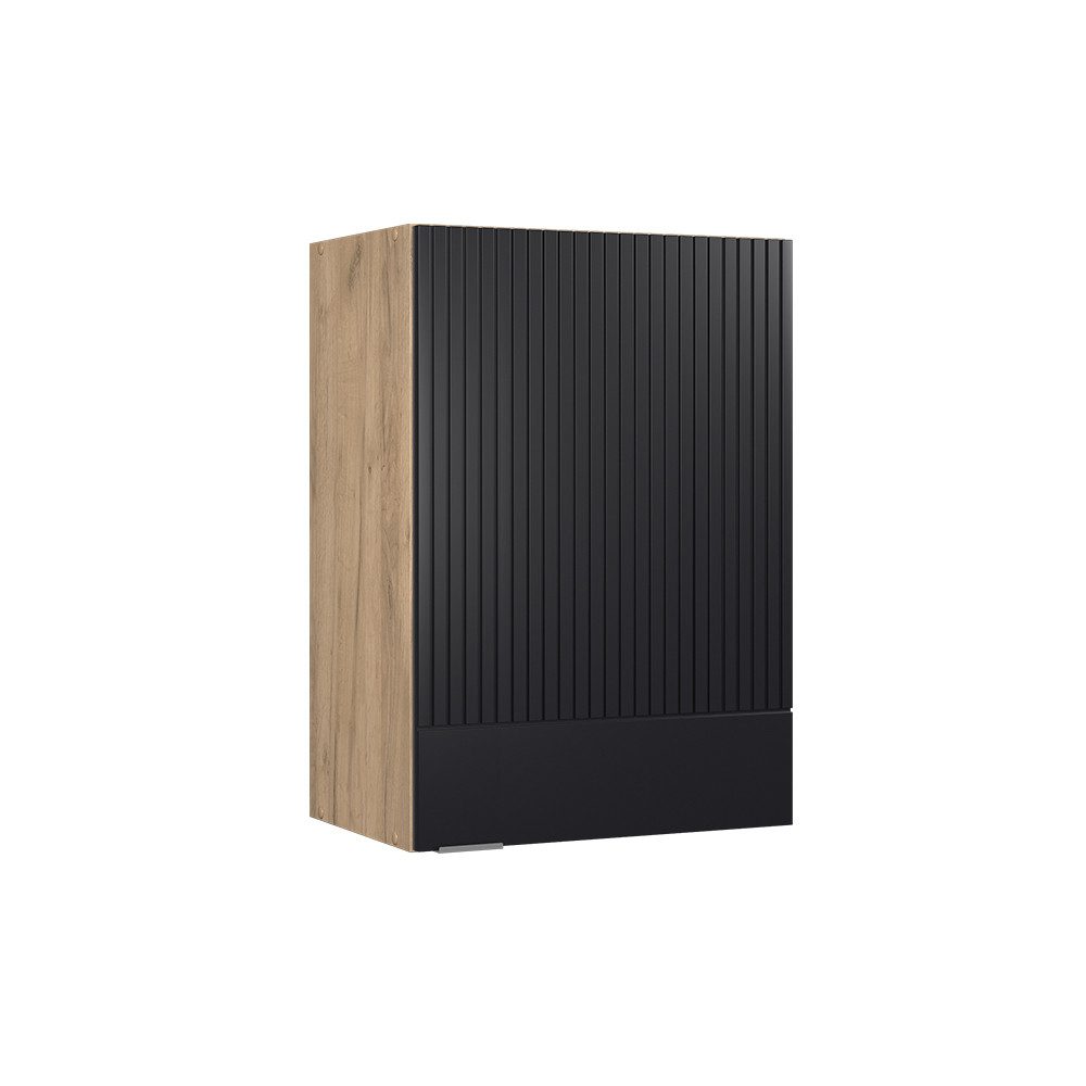 Vicco Hängeschrank Fame-Line, Schwarz gestreift/Goldkraft Eiche, günstig online kaufen