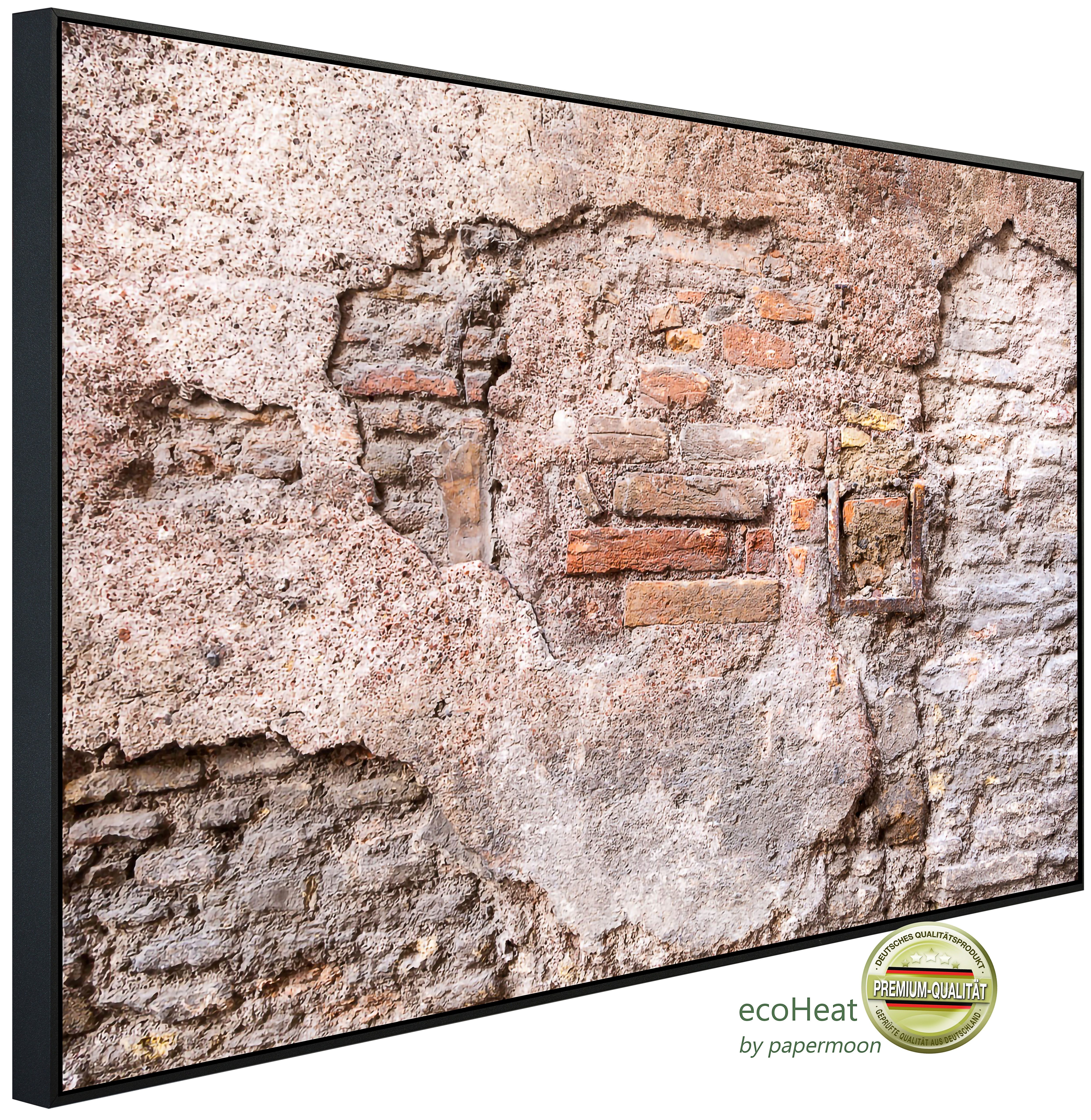 Papermoon Infrarotheizung INFRAROT-BILD-HEIZUNG, Alte ziegelmauer, TÜV-Rheinland/GS zertifiziert, angenehme Strahlungswärme
